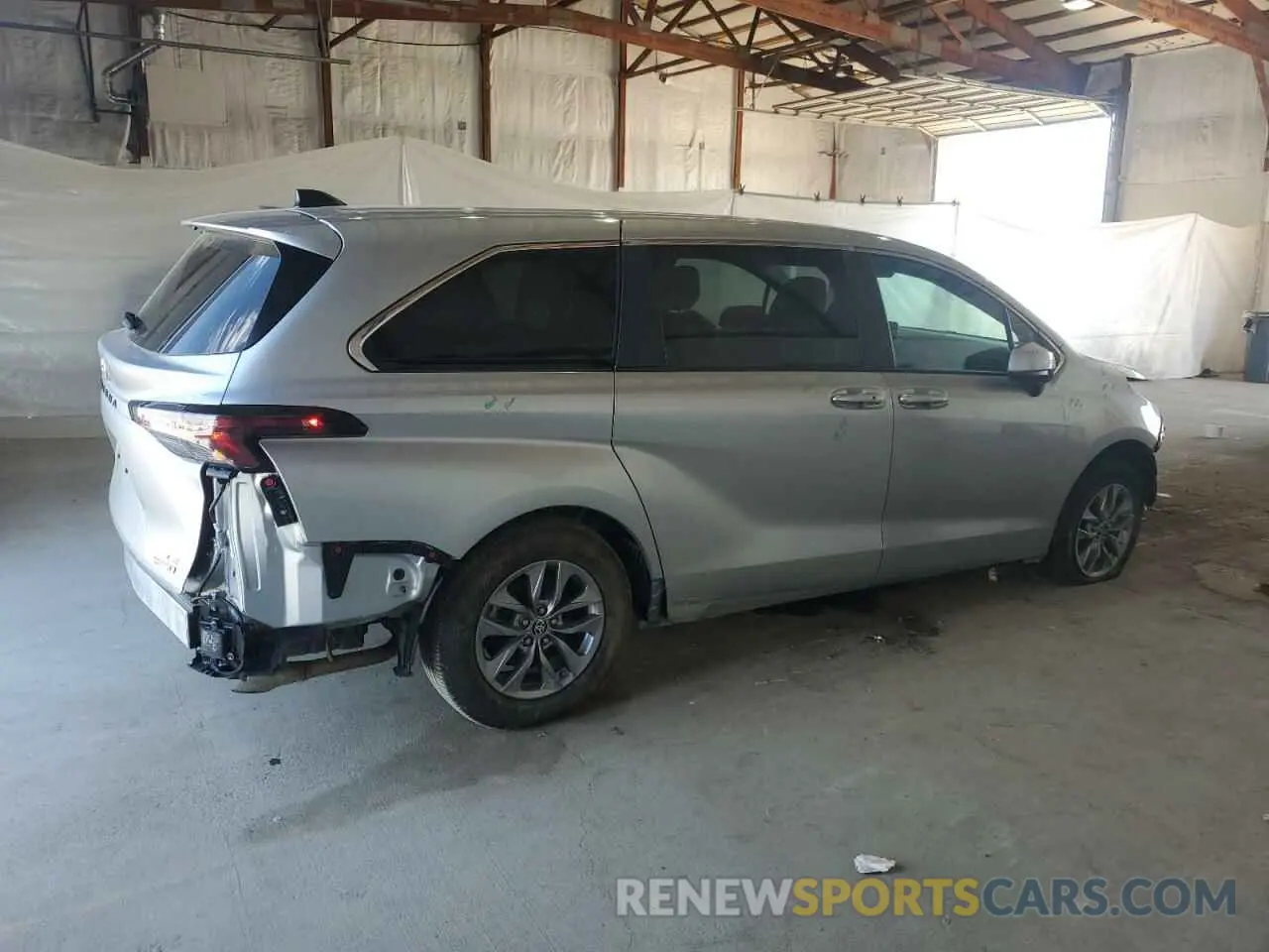 3 Фотография поврежденного автомобиля 5TDKSKFC6RS135350 TOYOTA All Models 2024