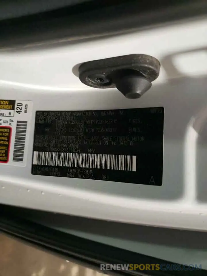 13 Photograph of a damaged car 5TDKSKFC8RS111034 TOYOTA All Models 2024