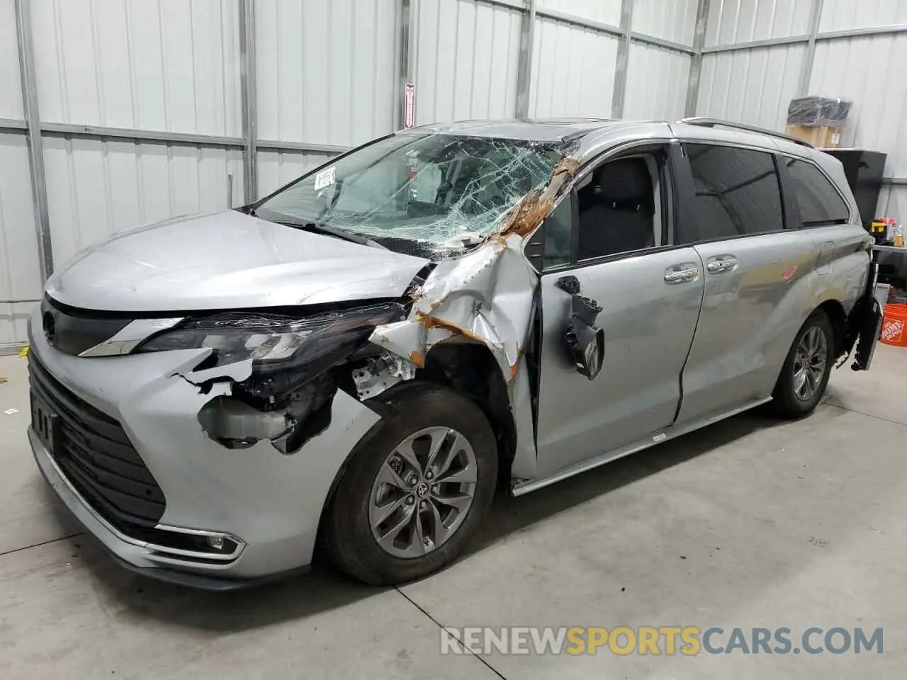 1 Photograph of a damaged car 5TDYRKEC4RS187079 TOYOTA All Models 2024