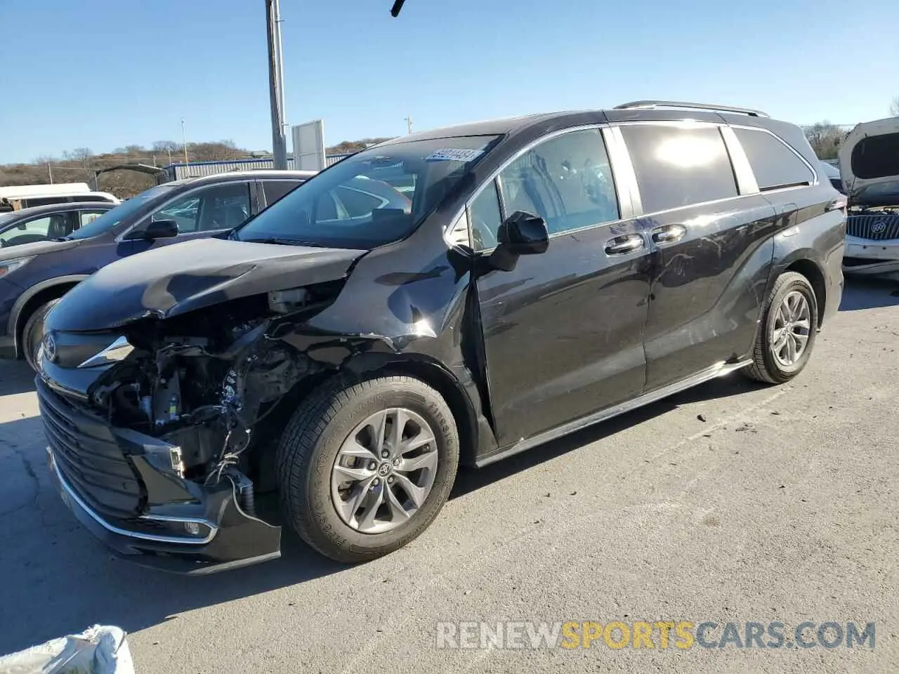 1 Photograph of a damaged car 5TDYRKECXRS193839 TOYOTA All Models 2024