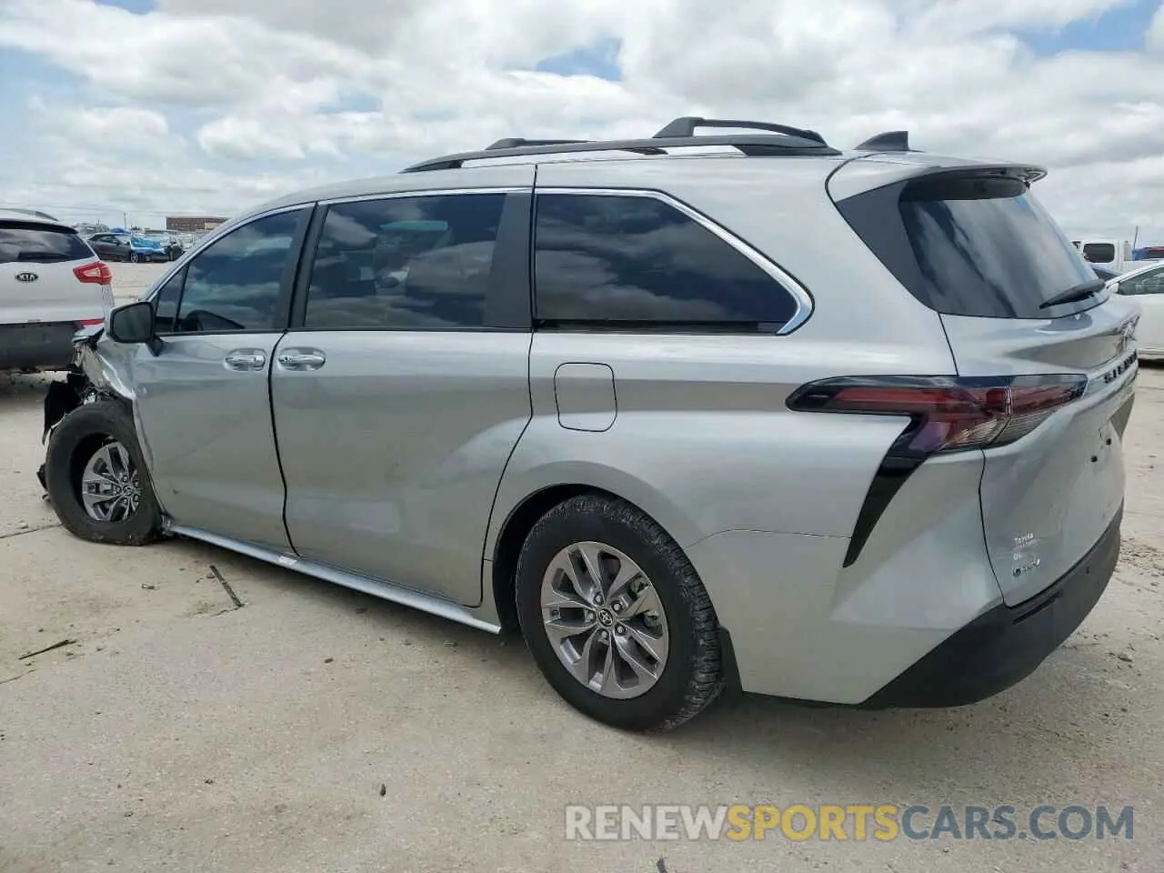2 Photograph of a damaged car 5TDYRKEC2SS227178 TOYOTA All Models 2025