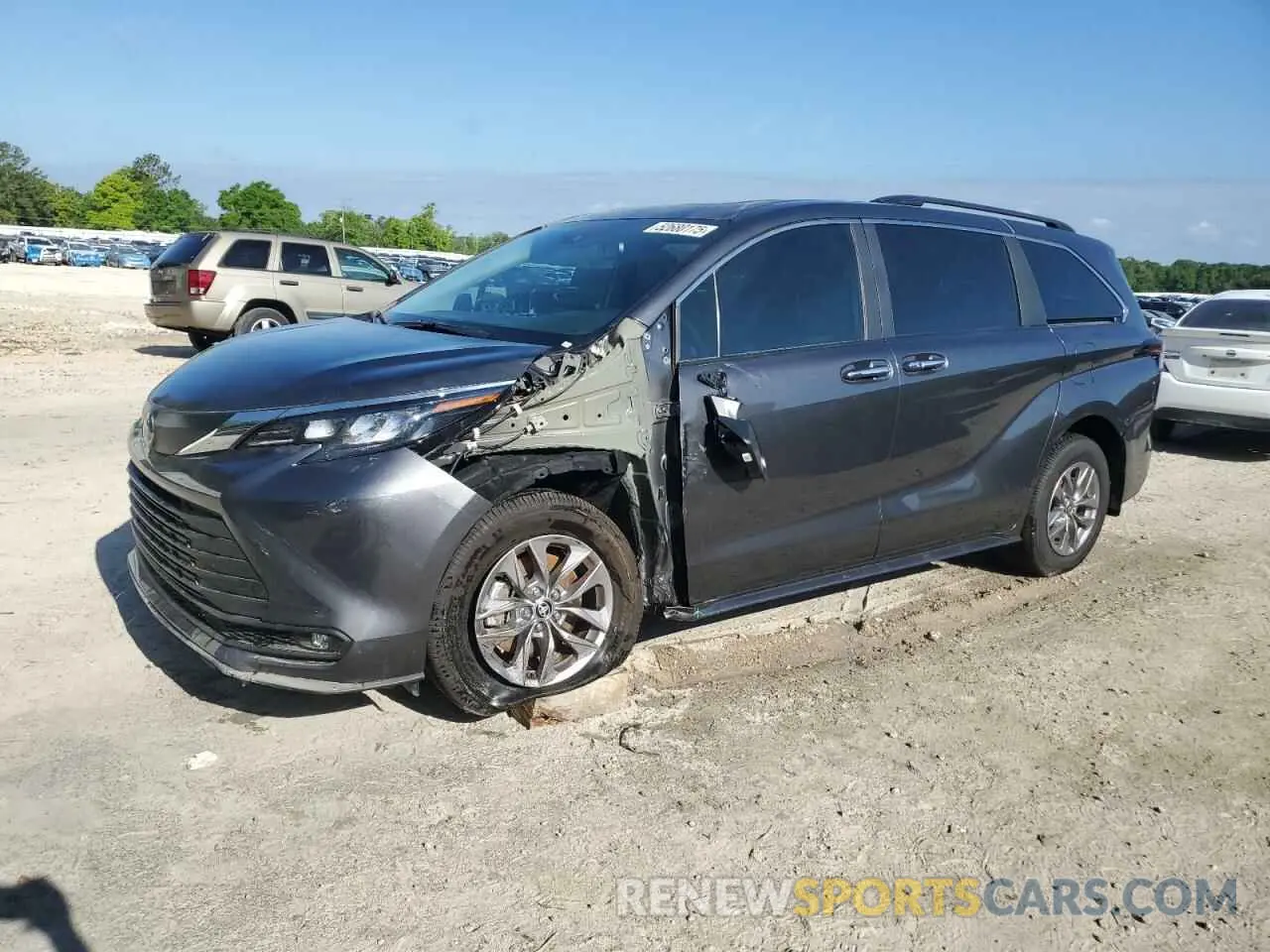 1 Photograph of a damaged car 5TDYRKEC8SS226844 TOYOTA All Models 2025