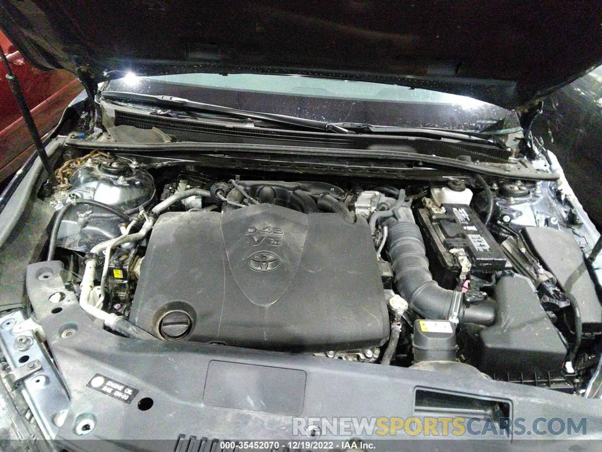 10 Фотография поврежденного автомобиля 001BZ1FB1KU029561 TOYOTA AVALON 2019