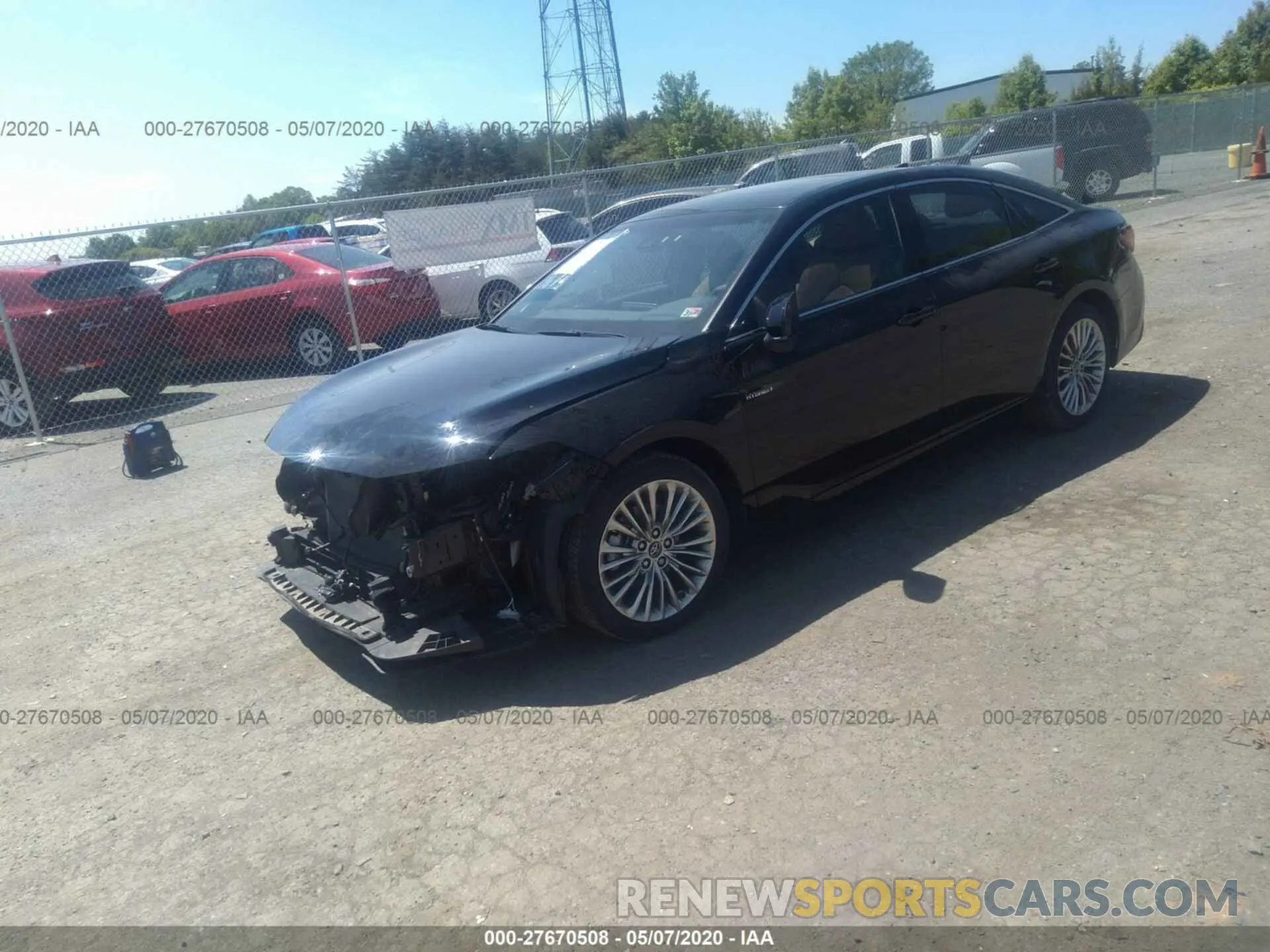 2 Photograph of a damaged car 4T1B21FB0KU008172 TOYOTA AVALON 2019