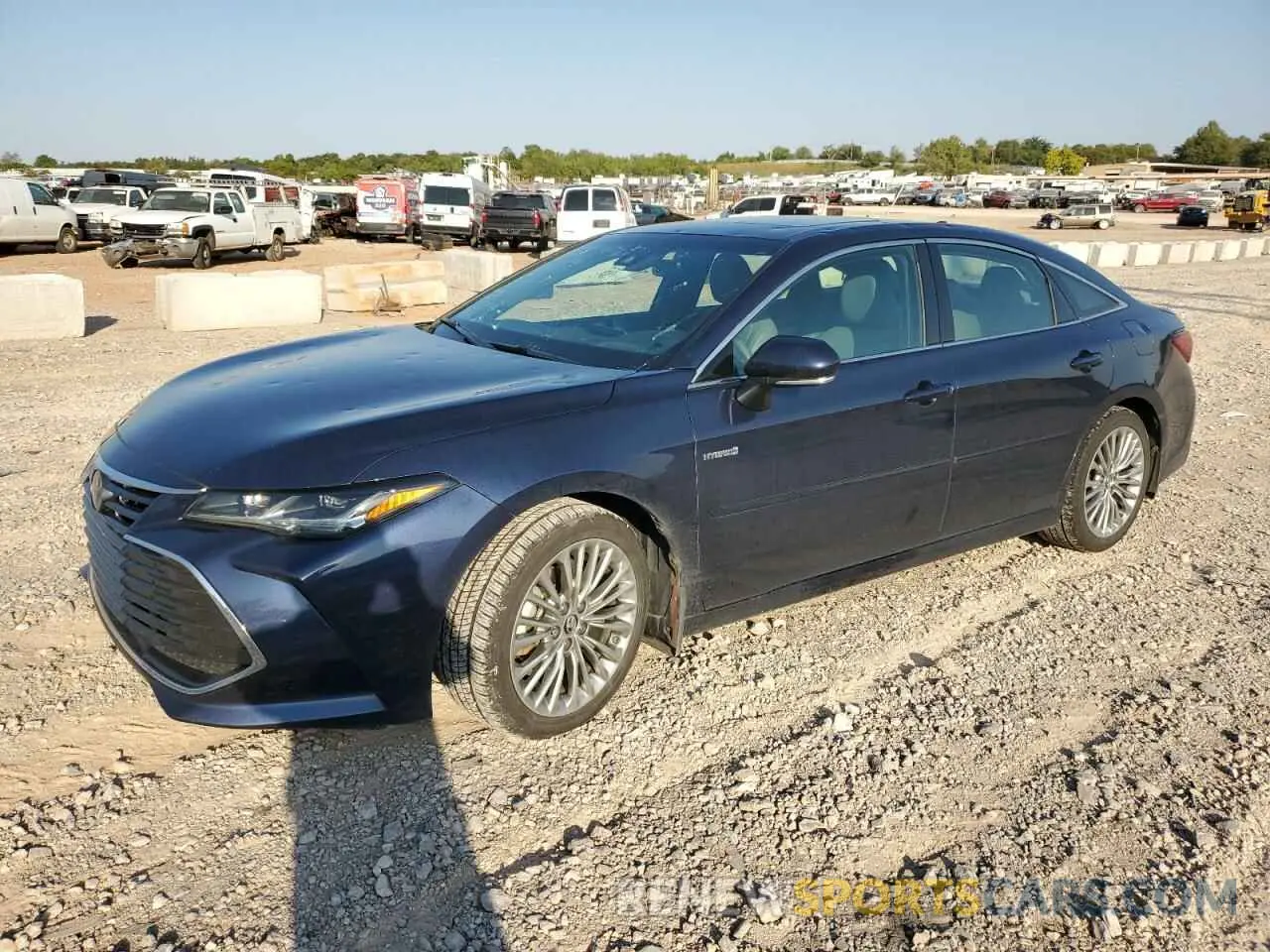 1 Photograph of a damaged car 4T1B21FB5KU011875 TOYOTA AVALON 2019