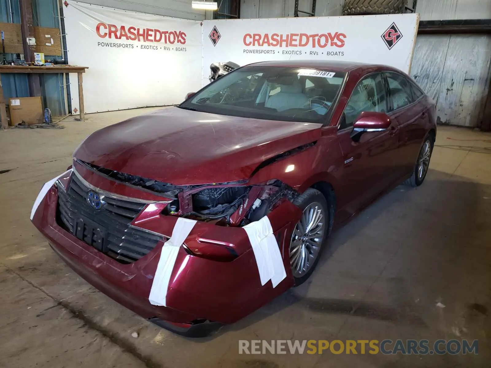 2 Photograph of a damaged car 4T1B21FB6KU006183 TOYOTA AVALON 2019