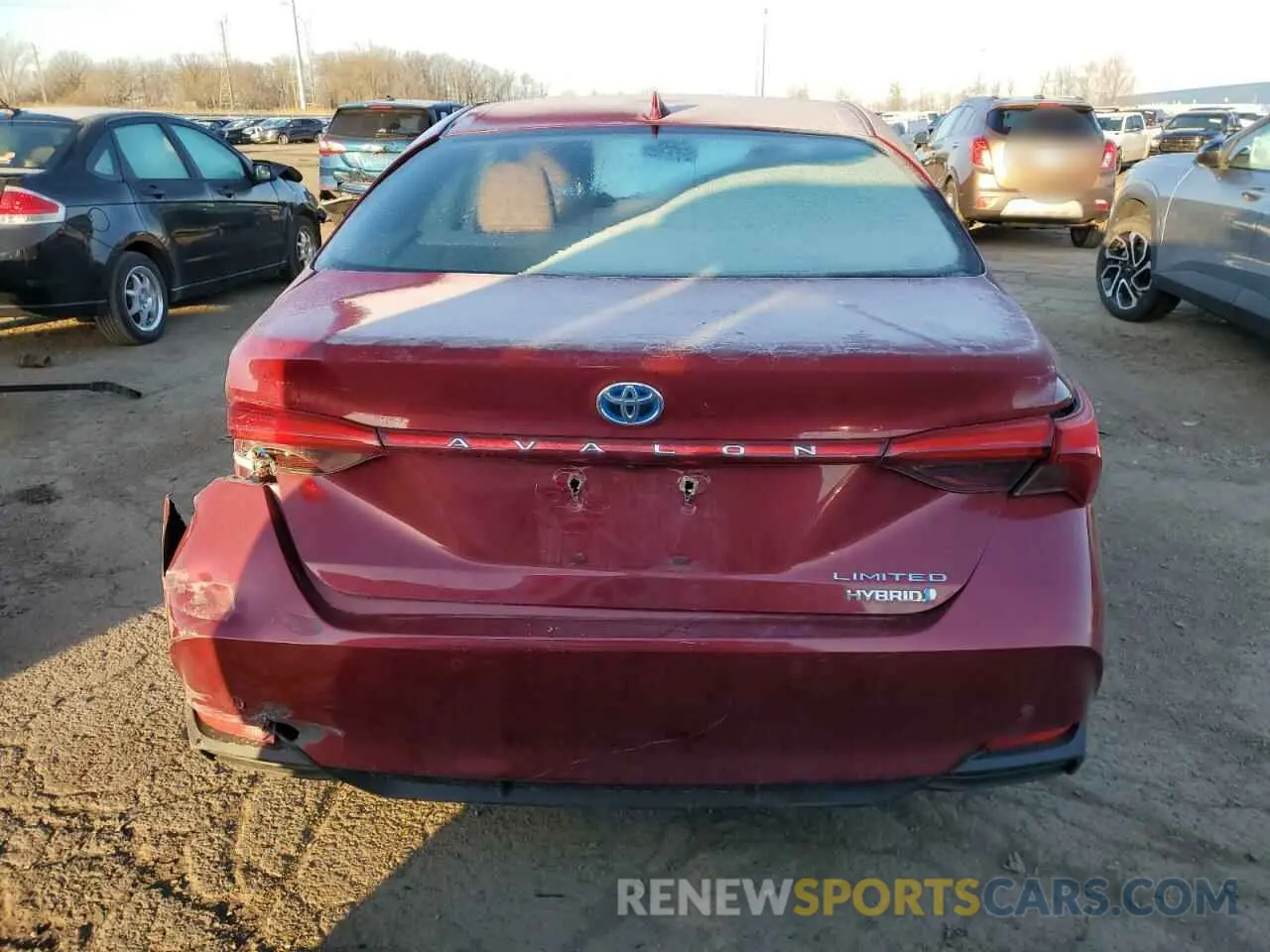 6 Фотография поврежденного автомобиля 4T1B21FB7KU005379 TOYOTA AVALON 2019