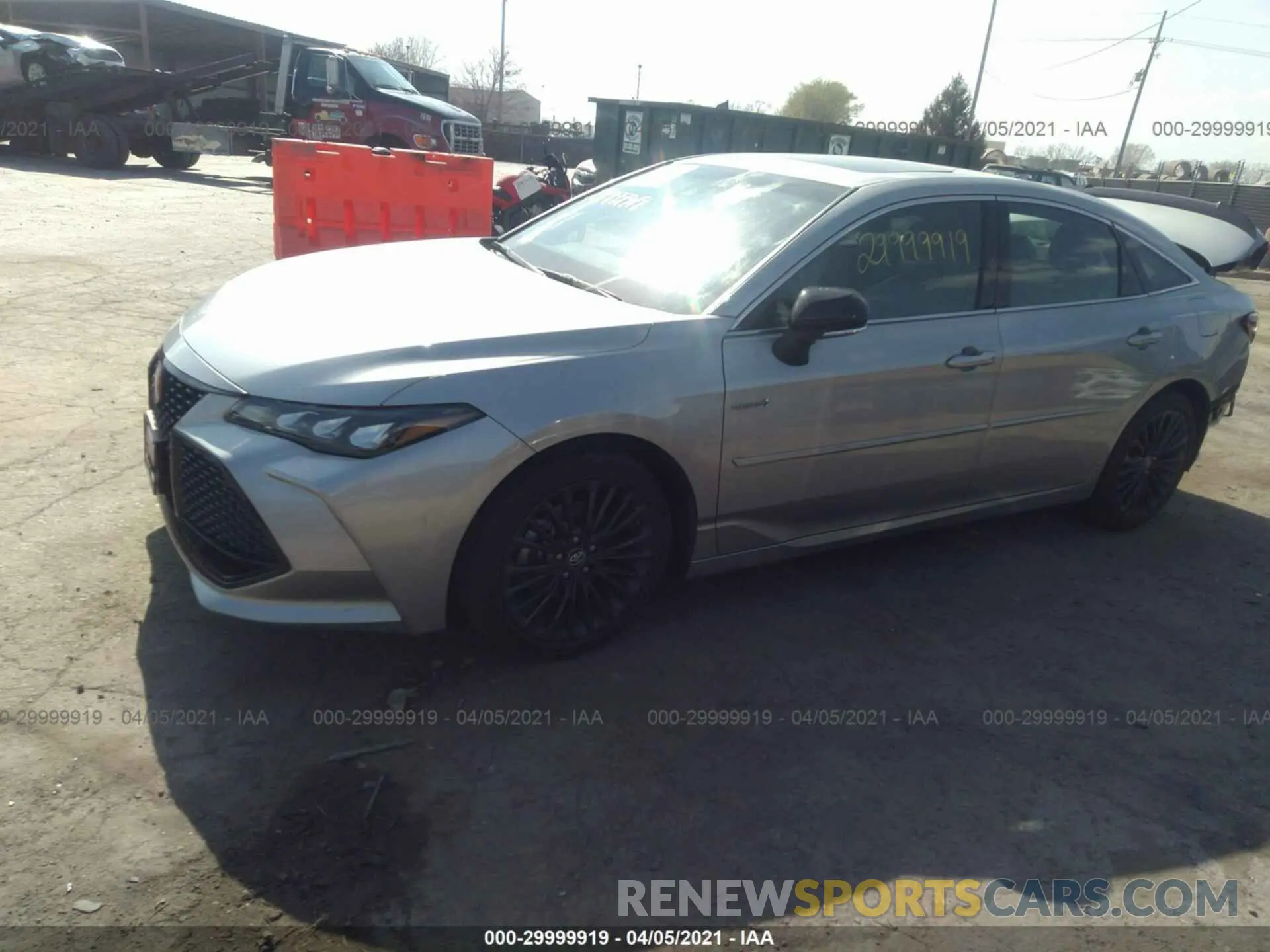 2 Photograph of a damaged car 4T1B21FB7KU006516 TOYOTA AVALON 2019