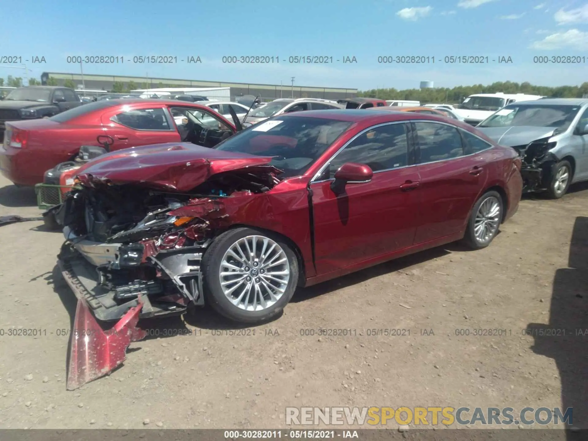 2 Photograph of a damaged car 4T1BZ1FB2KU012252 TOYOTA AVALON 2019