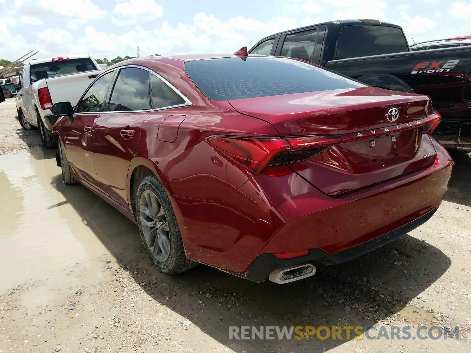 3 Photograph of a damaged car 4T1BZ1FB2KU037362 TOYOTA AVALON 2019
