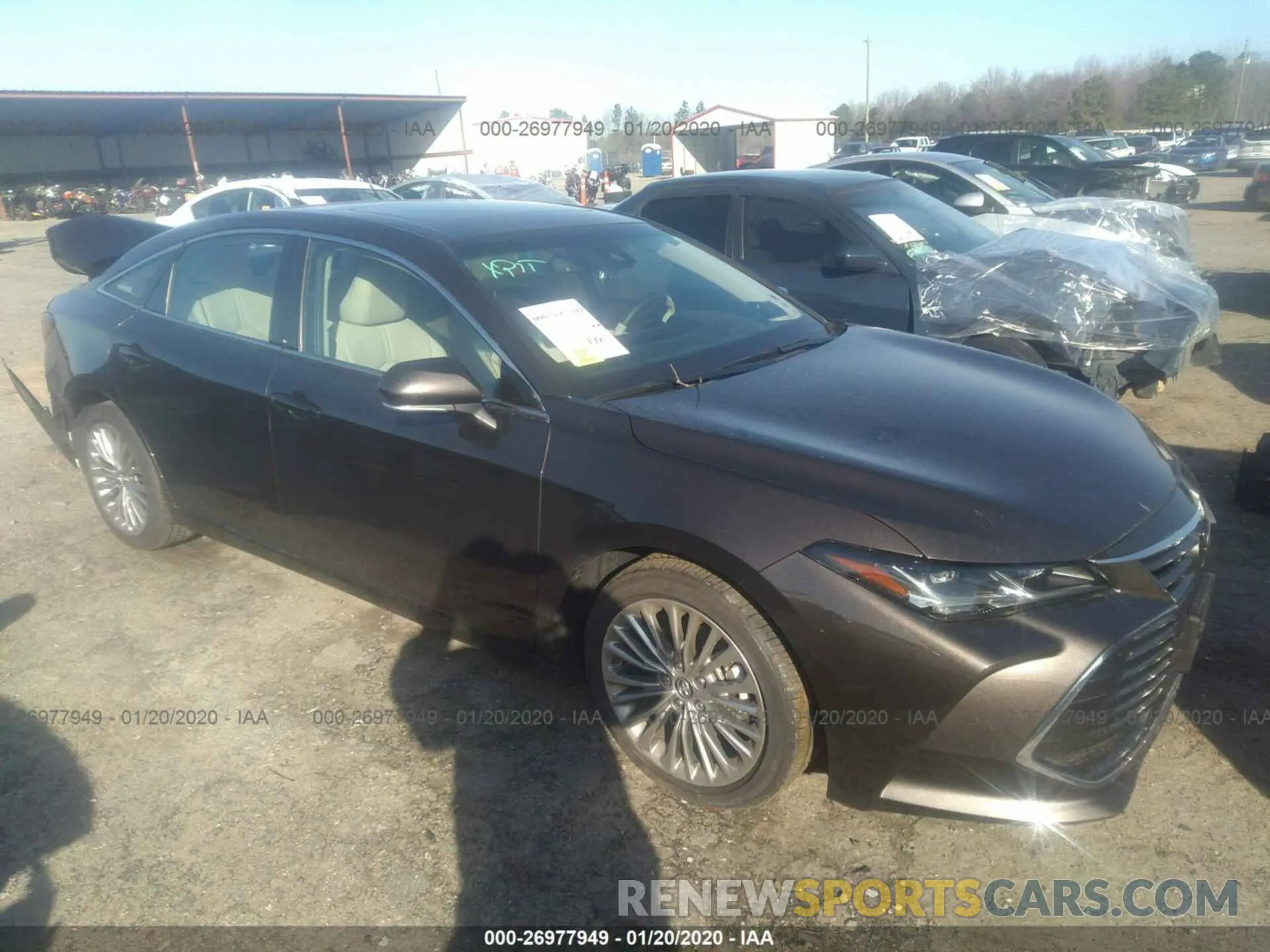 1 Photograph of a damaged car 4T1BZ1FB3KU035085 TOYOTA AVALON 2019