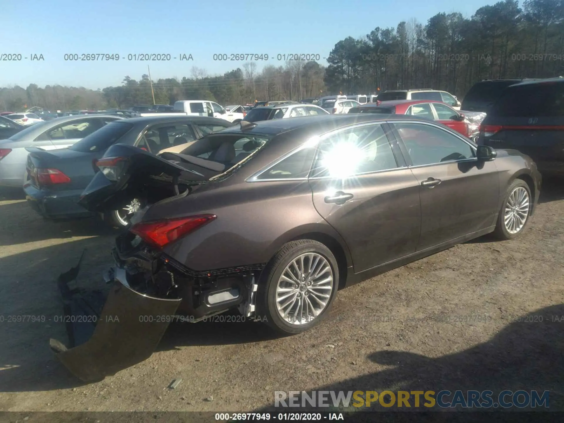 4 Photograph of a damaged car 4T1BZ1FB3KU035085 TOYOTA AVALON 2019