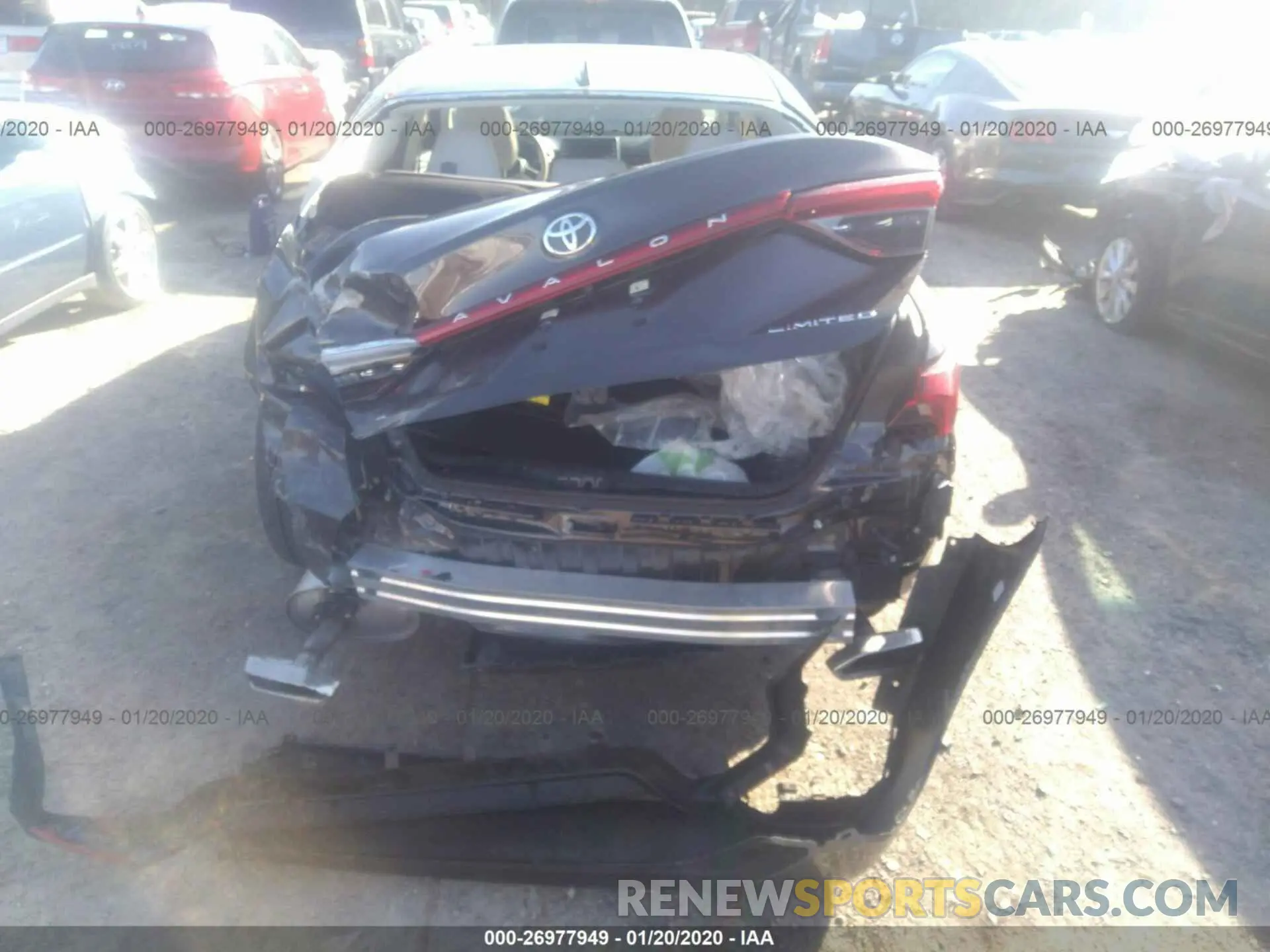 6 Photograph of a damaged car 4T1BZ1FB3KU035085 TOYOTA AVALON 2019