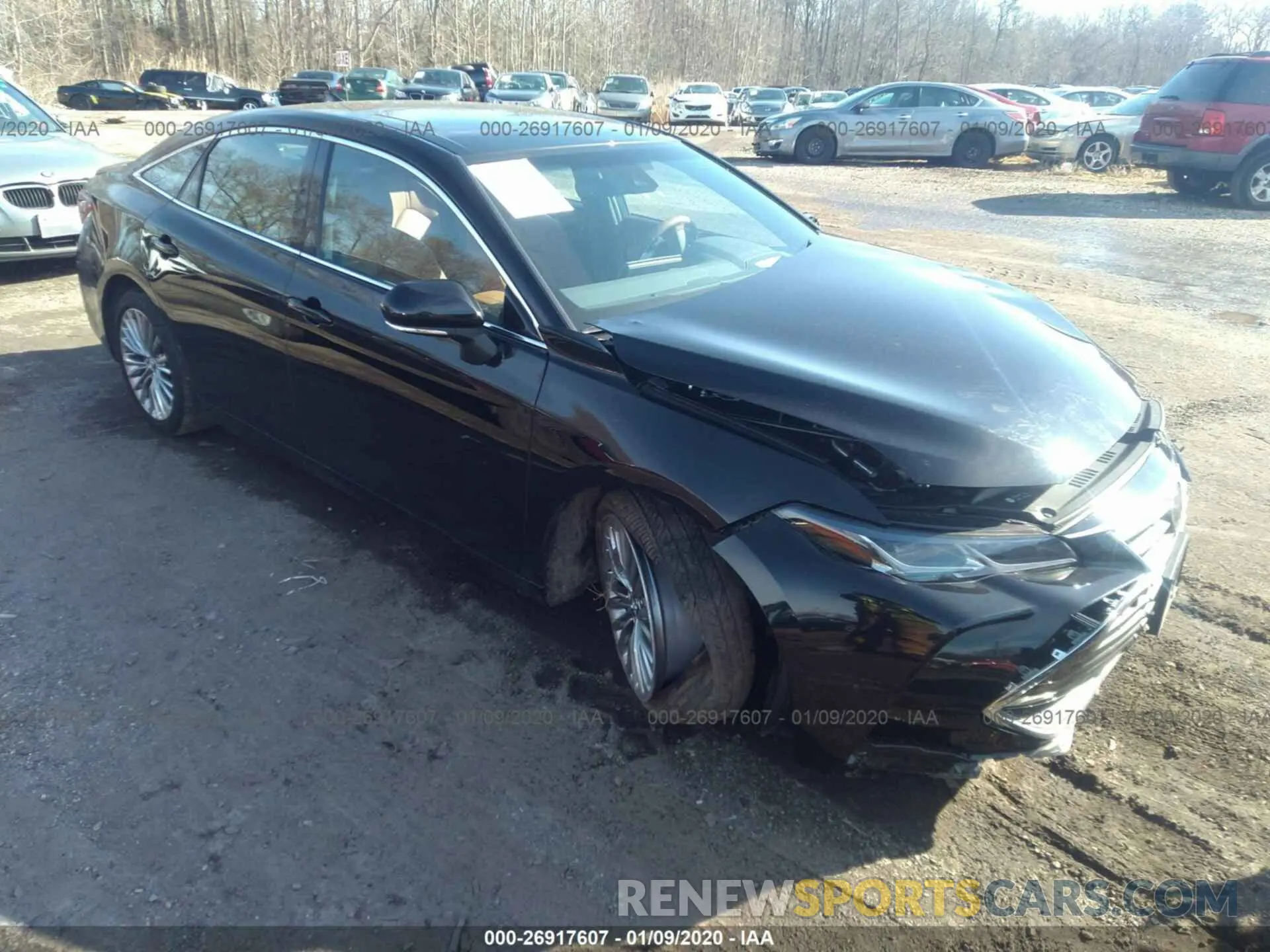 1 Photograph of a damaged car 4T1BZ1FB4KU025858 TOYOTA AVALON 2019