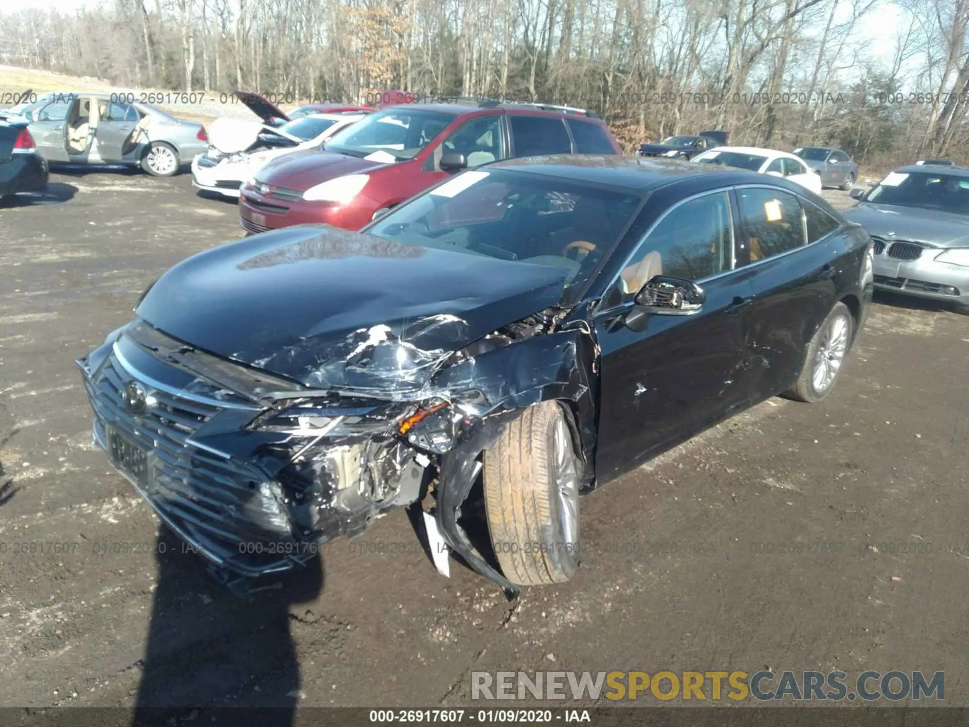 2 Photograph of a damaged car 4T1BZ1FB4KU025858 TOYOTA AVALON 2019