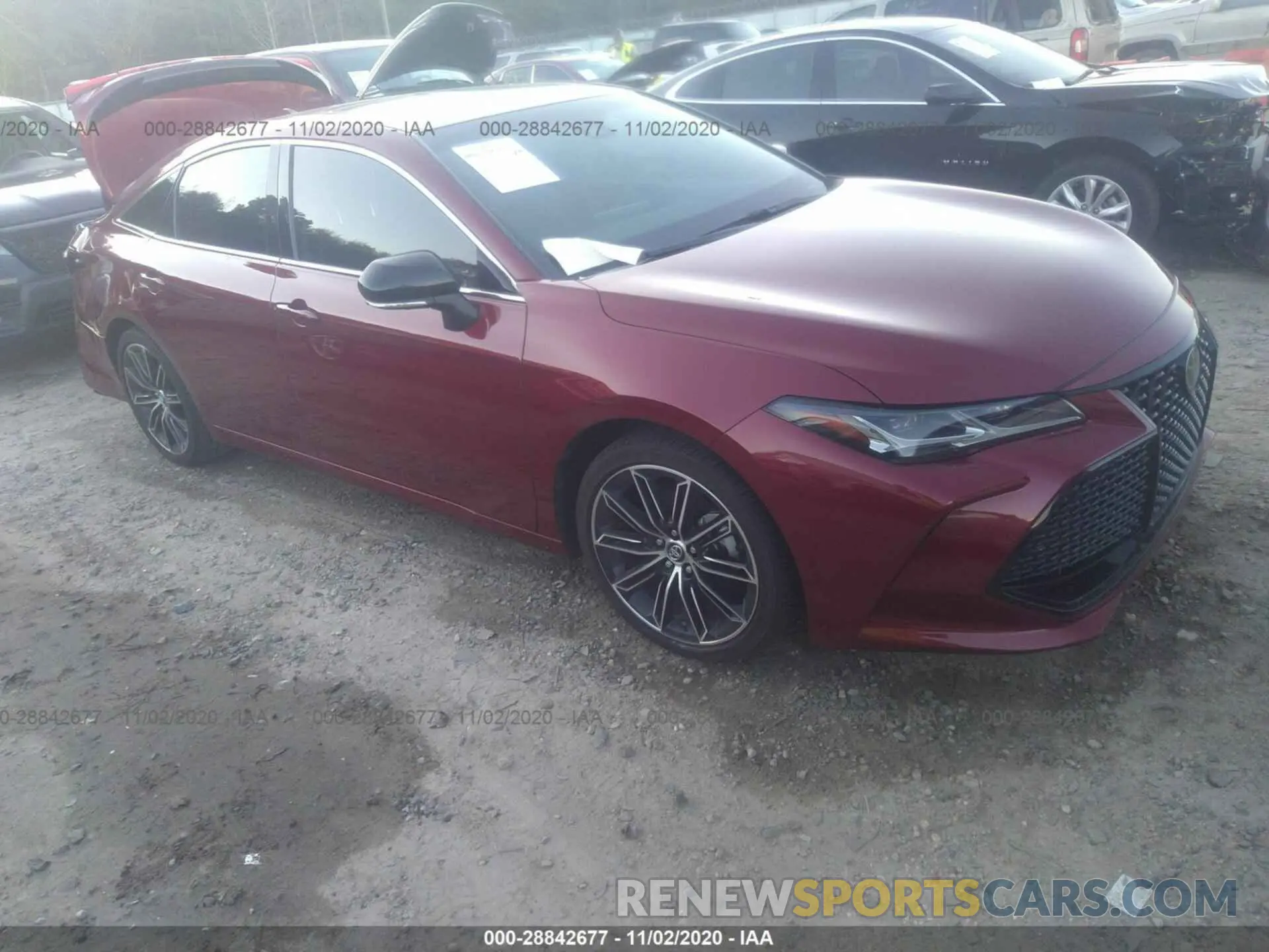 1 Photograph of a damaged car 4T1BZ1FB8KU025376 TOYOTA AVALON 2019