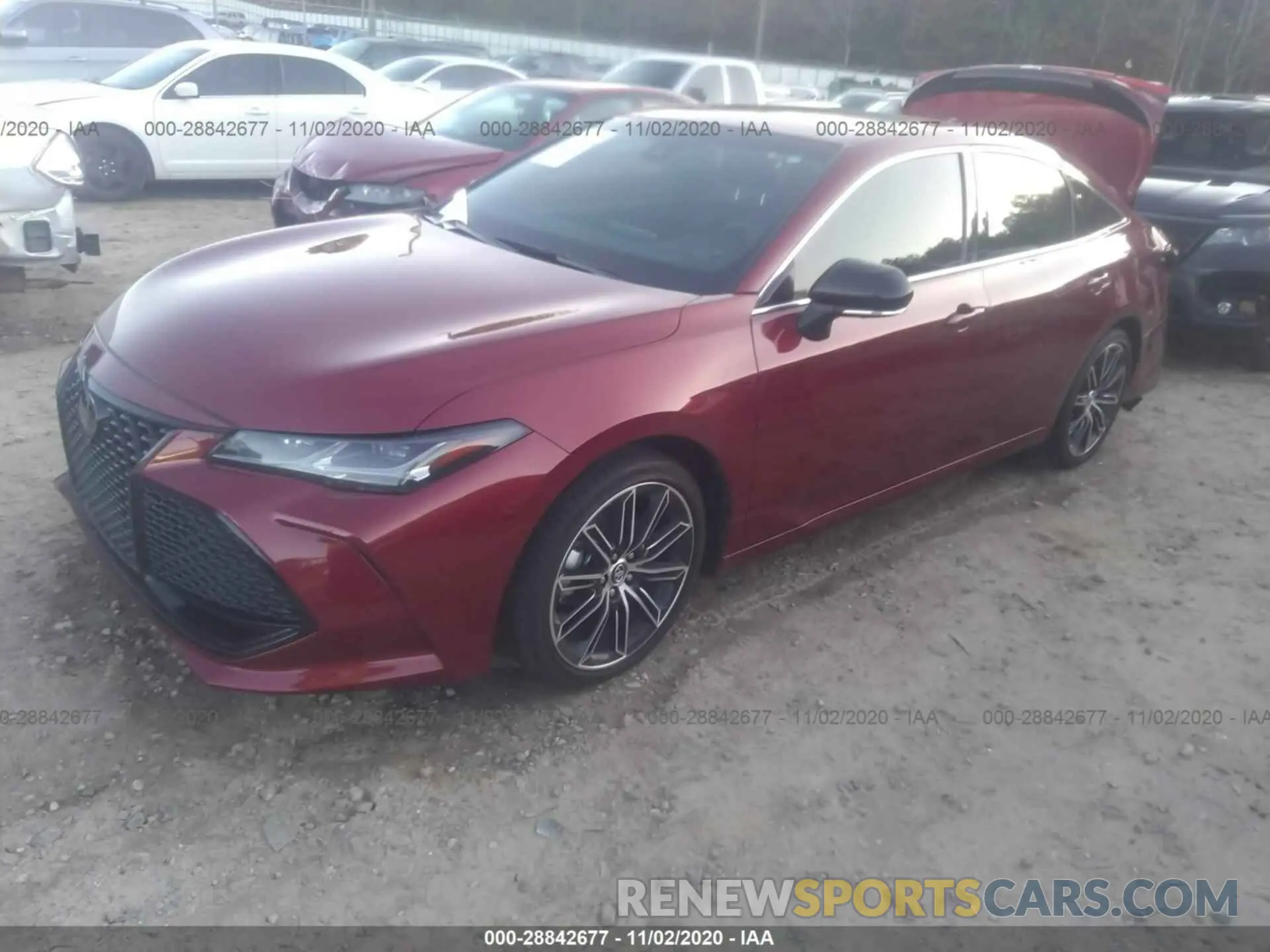 2 Photograph of a damaged car 4T1BZ1FB8KU025376 TOYOTA AVALON 2019