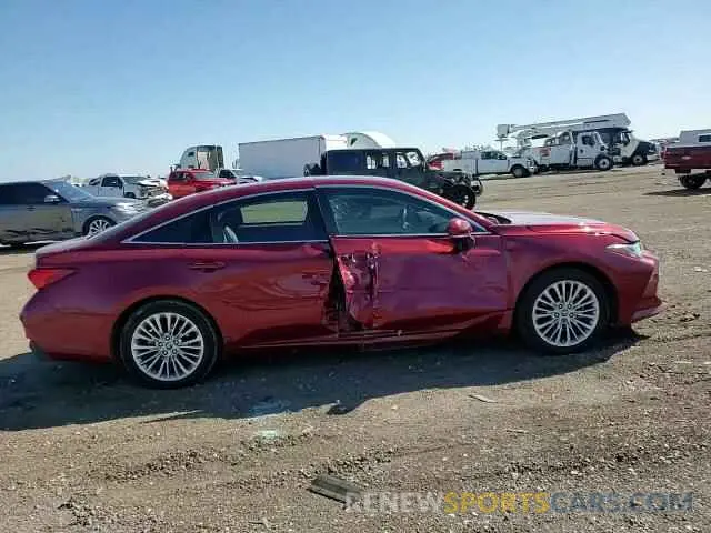 11 Photograph of a damaged car 4T1BZ1FB8KU036586 TOYOTA AVALON 2019