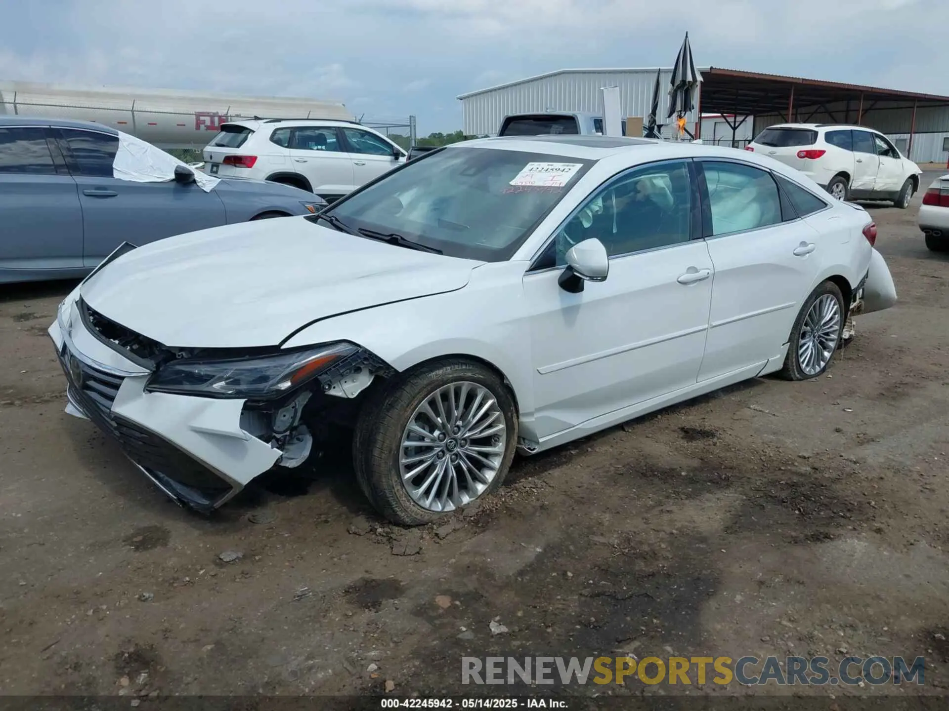 2 Photograph of a damaged car 4T1BZ1FBXKU012242 TOYOTA AVALON 2019