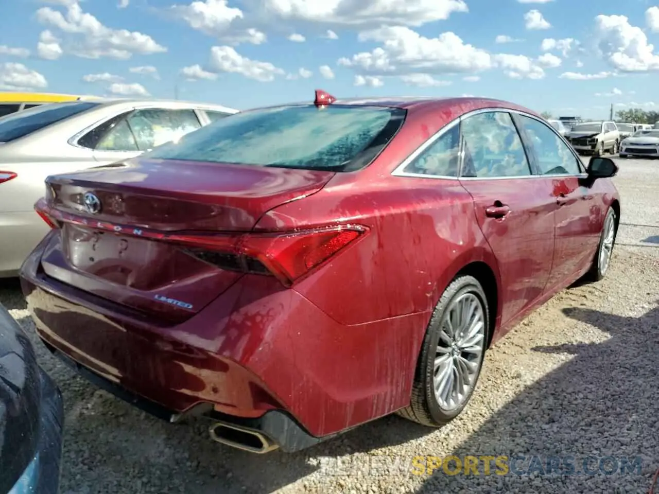 4 Фотография поврежденного автомобиля 4T1BZ1FBXKU031566 TOYOTA AVALON 2019