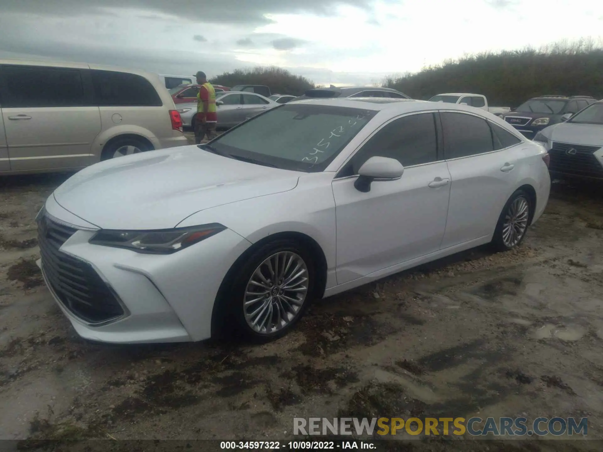 2 Photograph of a damaged car 4T1BZ1FBXKU032166 TOYOTA AVALON 2019