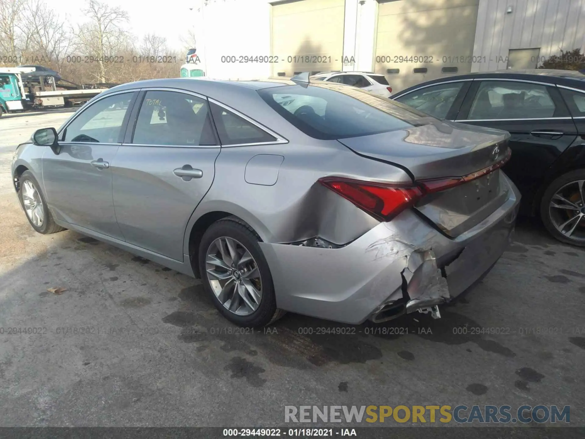 3 Photograph of a damaged car 4T1AZ1FB5LU039359 TOYOTA AVALON 2020