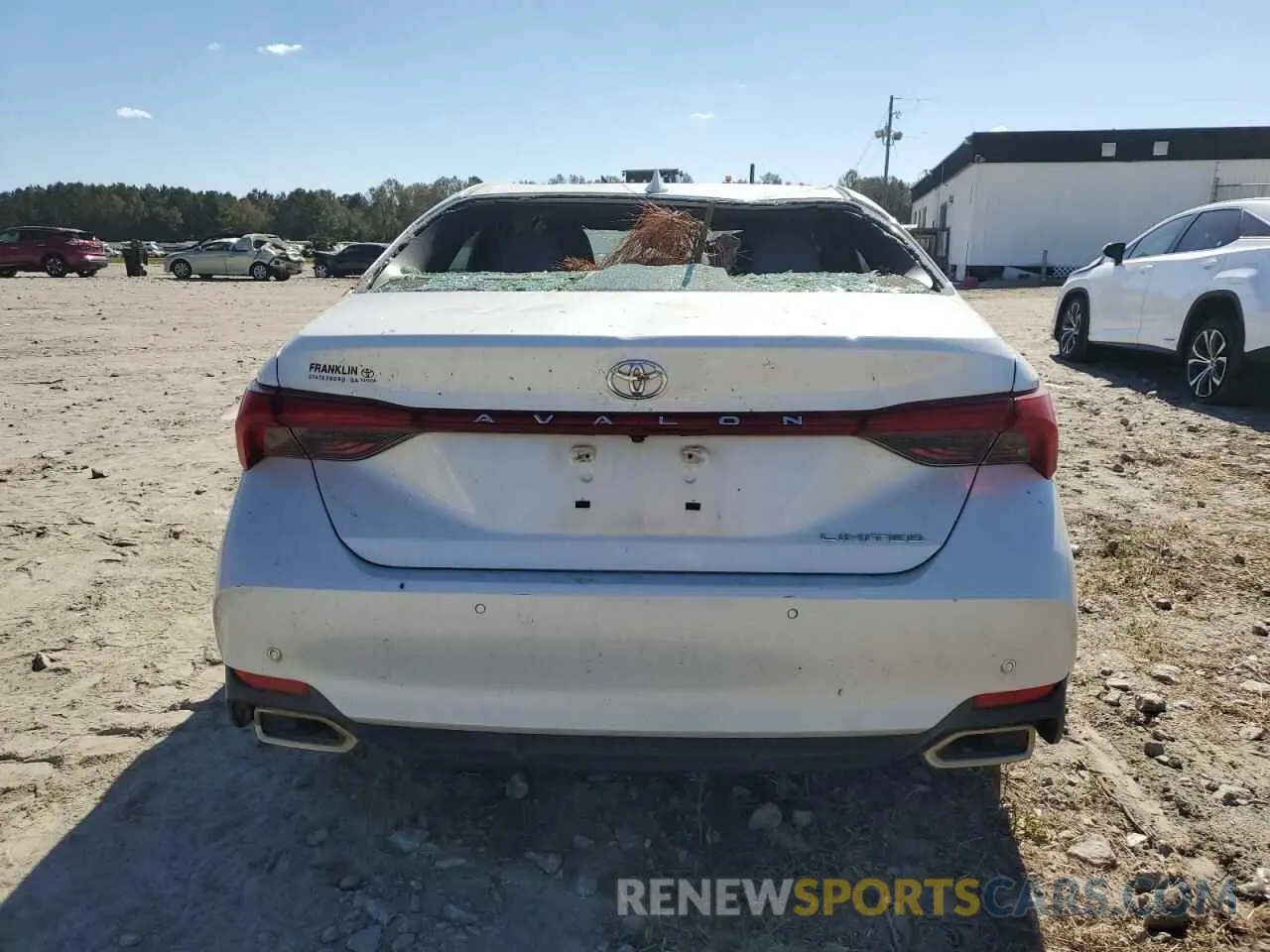 6 Photograph of a damaged car 4T1DZ1FB0LU042585 TOYOTA AVALON 2020