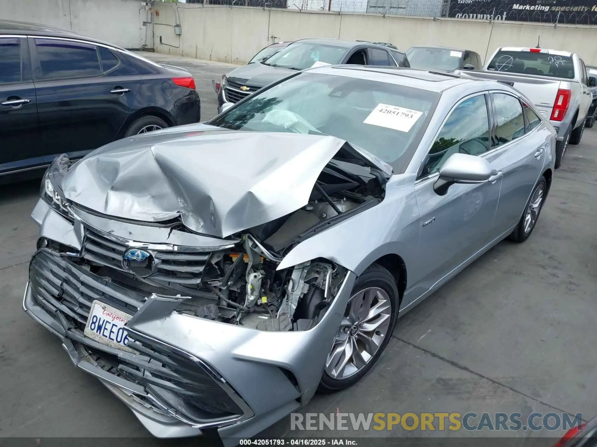 2 Фотография поврежденного автомобиля 4T1AA1AB3MU003279 TOYOTA AVALON 2021