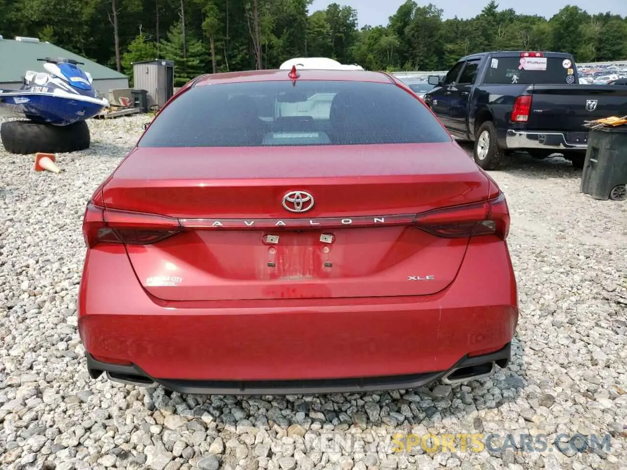 6 Photograph of a damaged car 4T1AZ1FB7MU057380 TOYOTA AVALON 2021