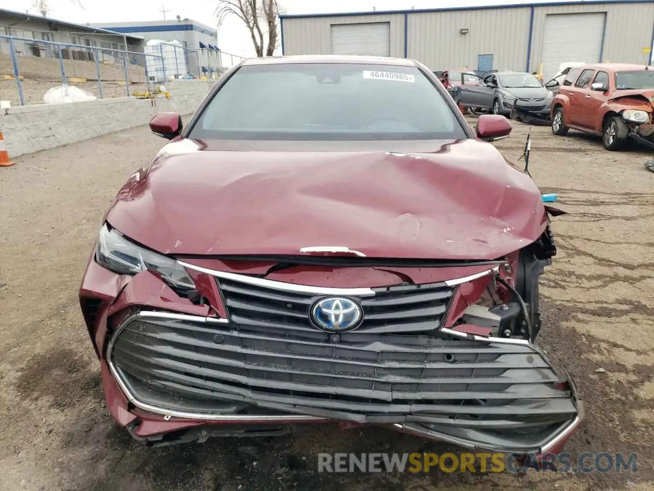 5 Photograph of a damaged car 4T1DA1AB2MU007708 TOYOTA AVALON 2021