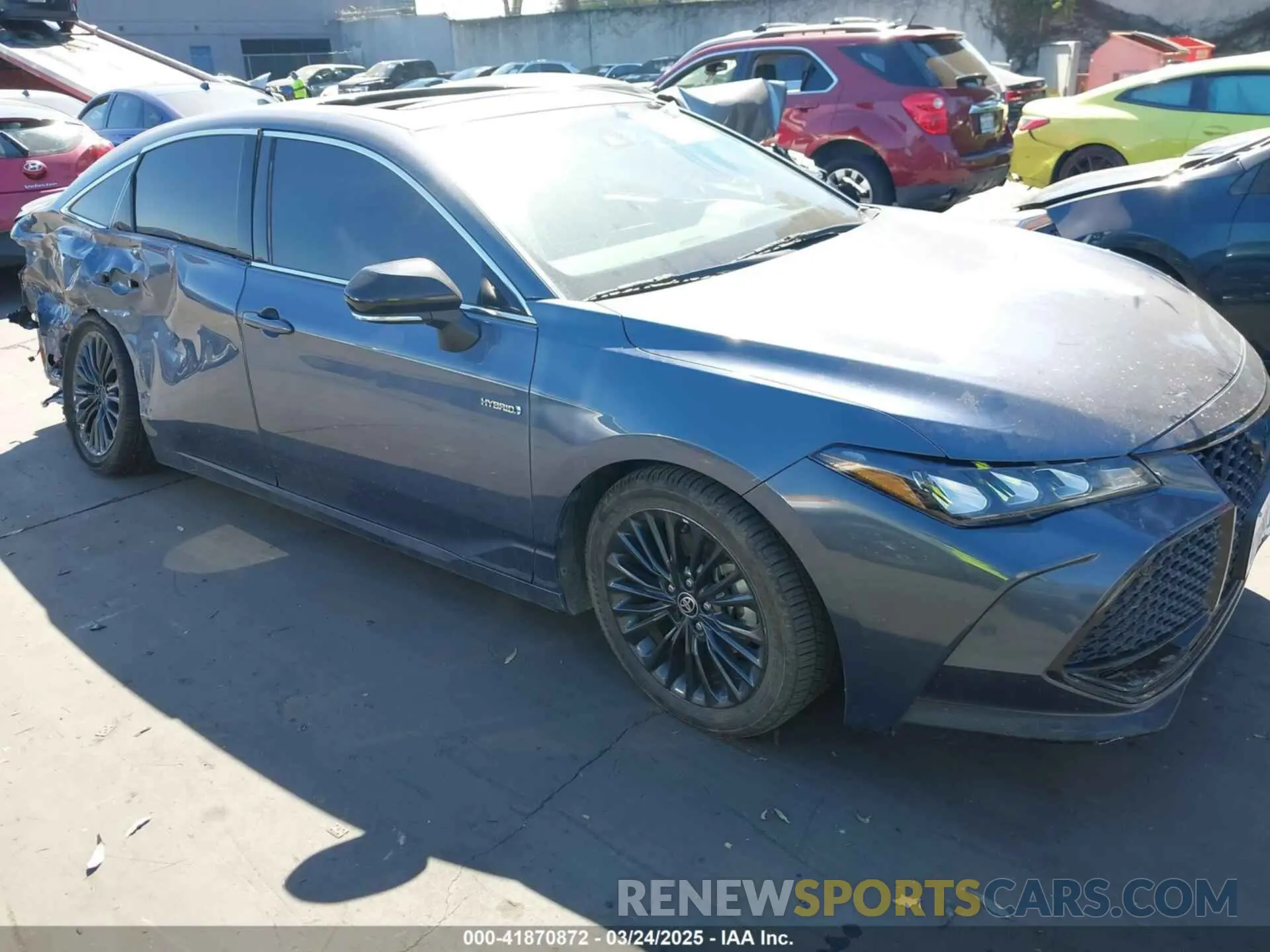1 Photograph of a damaged car 4T1EA1AB2MU001301 TOYOTA AVALON 2021