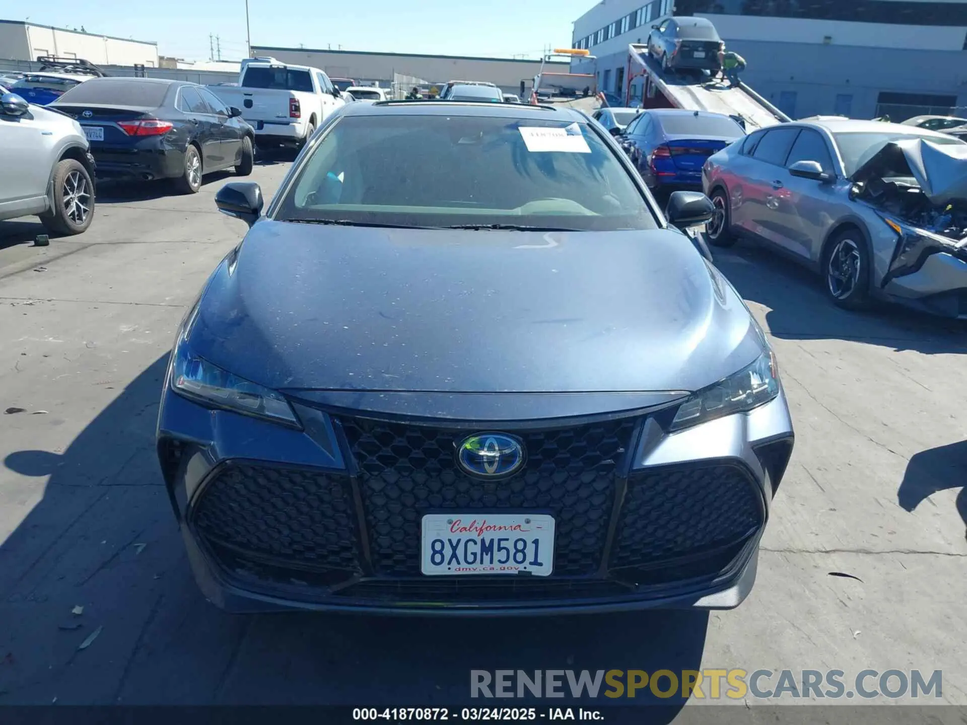 13 Photograph of a damaged car 4T1EA1AB2MU001301 TOYOTA AVALON 2021
