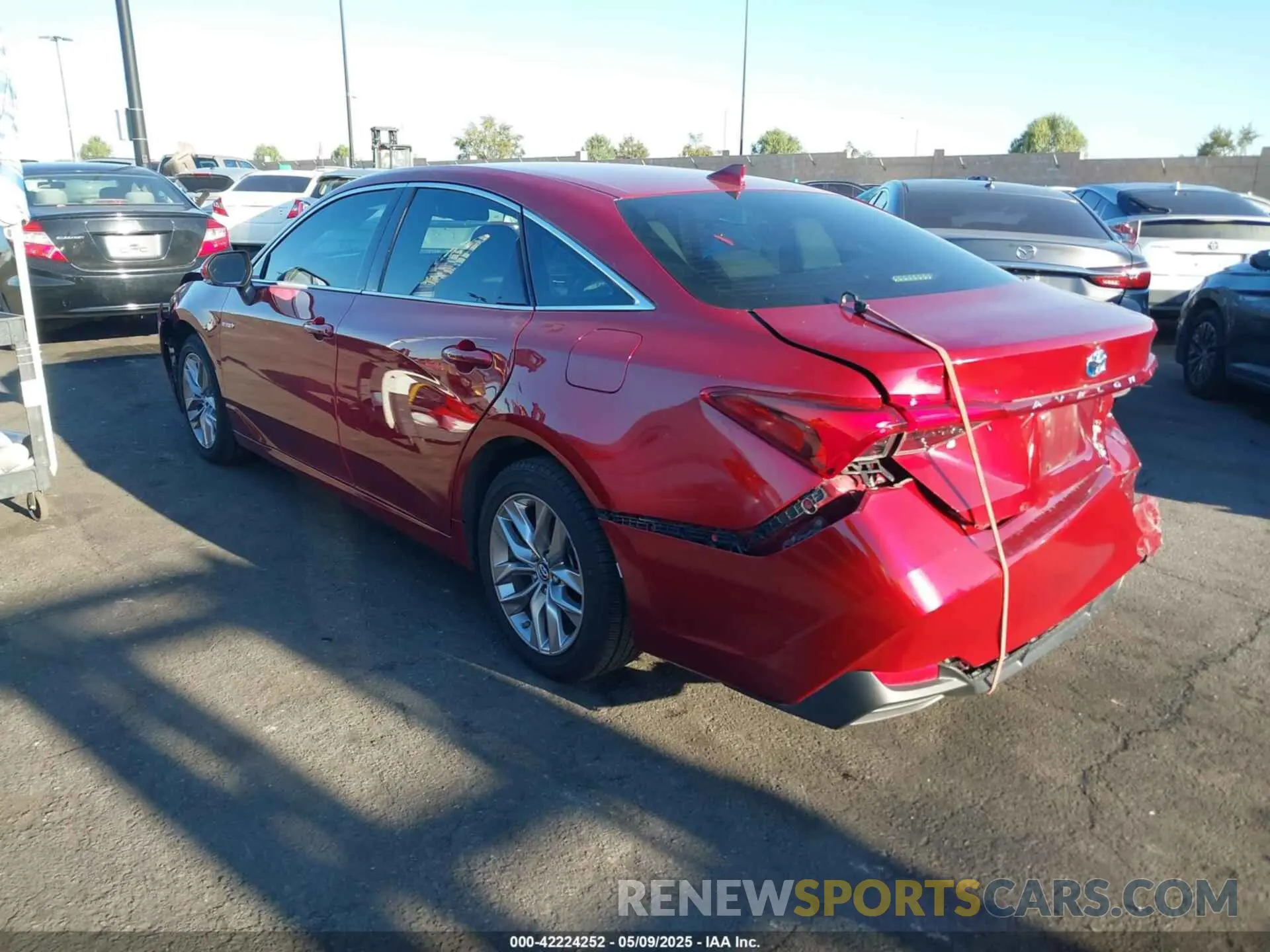 14 Фотография поврежденного автомобиля 4T1B21FB1KU004289 TOYOTA AVALON HYBRID 2019