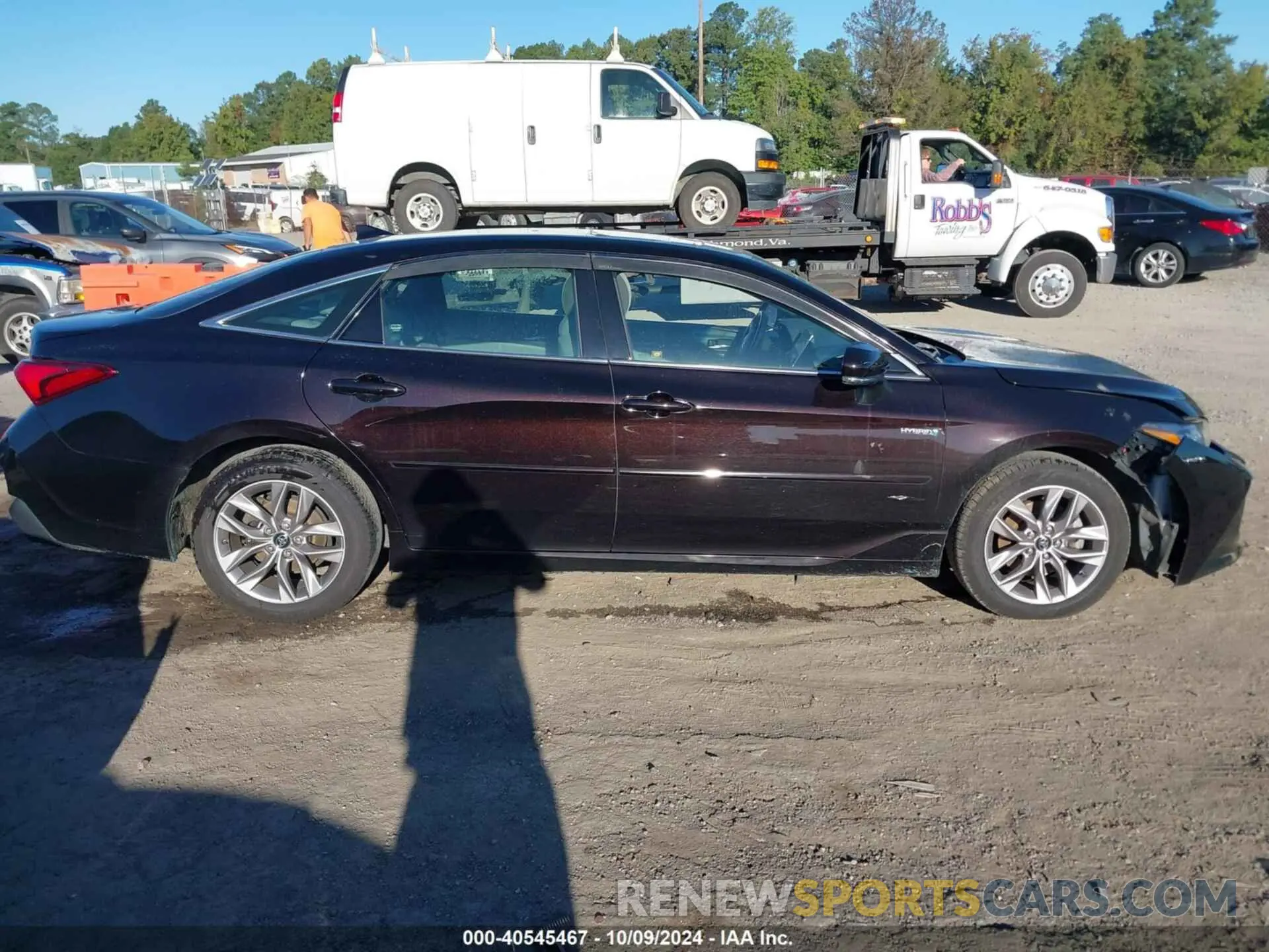 13 Фотография поврежденного автомобиля 4T1B21FB1KU005605 TOYOTA AVALON HYBRID 2019