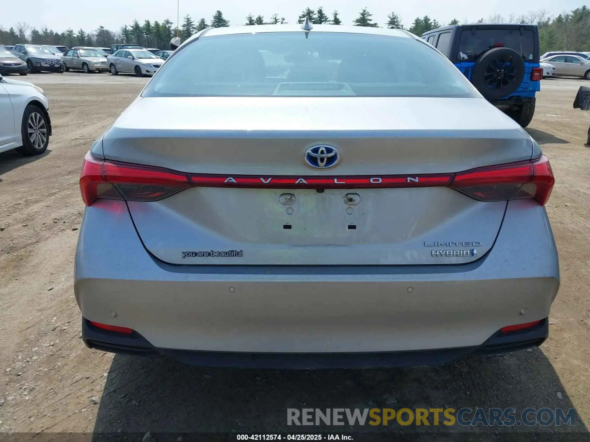 16 Фотография поврежденного автомобиля 4T1B21FB9KU007974 TOYOTA AVALON HYBRID 2019