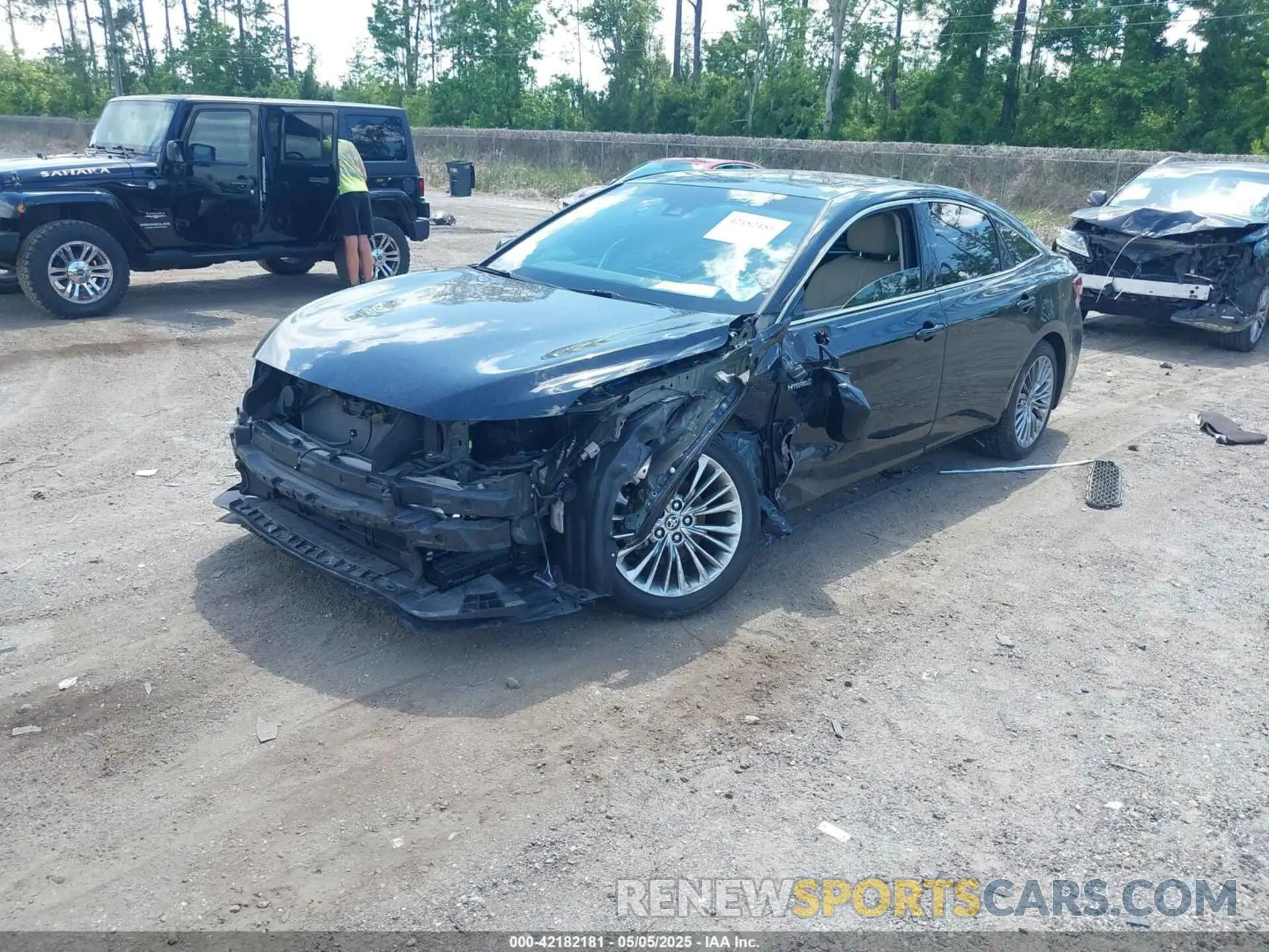 2 Фотография поврежденного автомобиля 4T1D21FB4LU019914 TOYOTA AVALON HYBRID 2020