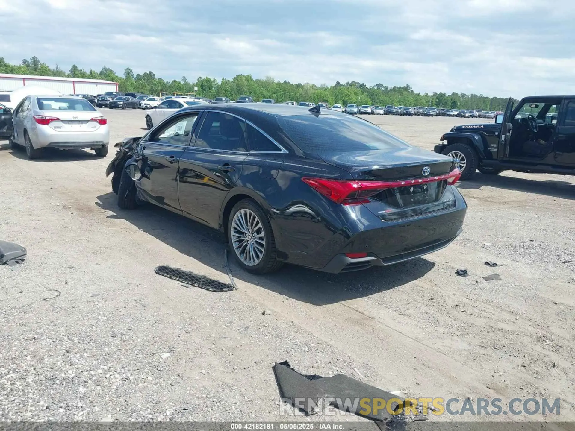 3 Фотография поврежденного автомобиля 4T1D21FB4LU019914 TOYOTA AVALON HYBRID 2020