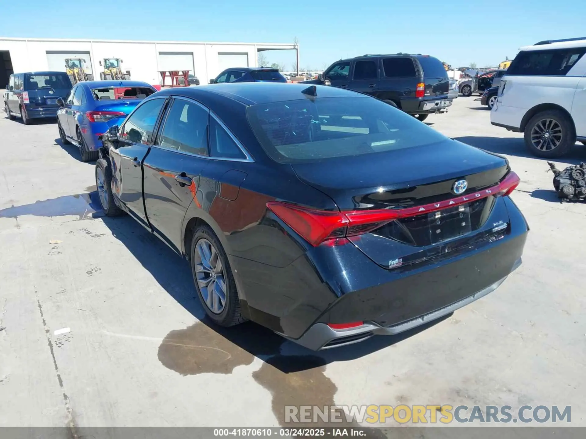 3 Фотография поврежденного автомобиля 4T1J21FB8LU016002 TOYOTA AVALON HYBRID 2020