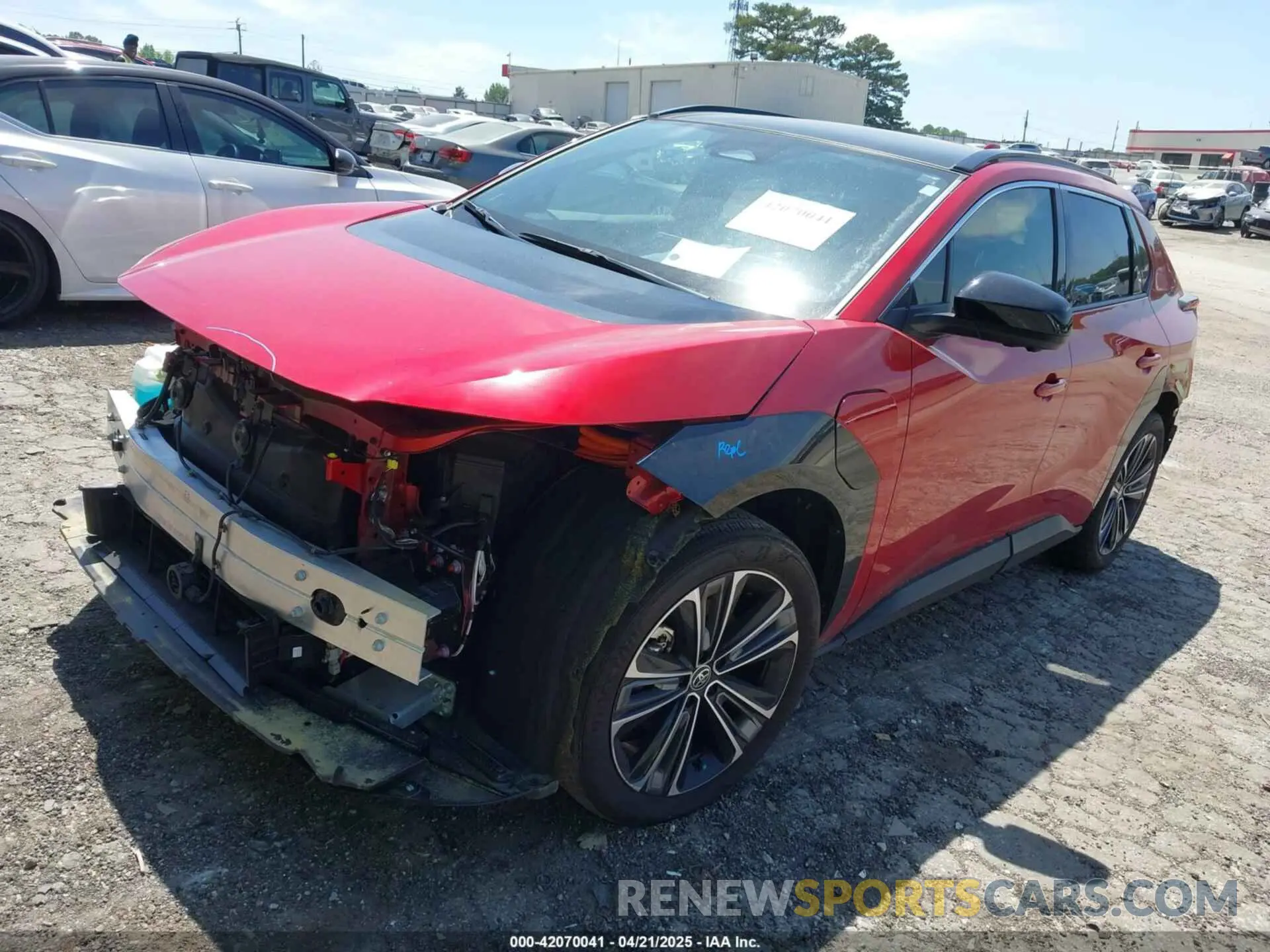 2 Photograph of a damaged car JTMAAAAA4PA026491 TOYOTA BZ4X 2023
