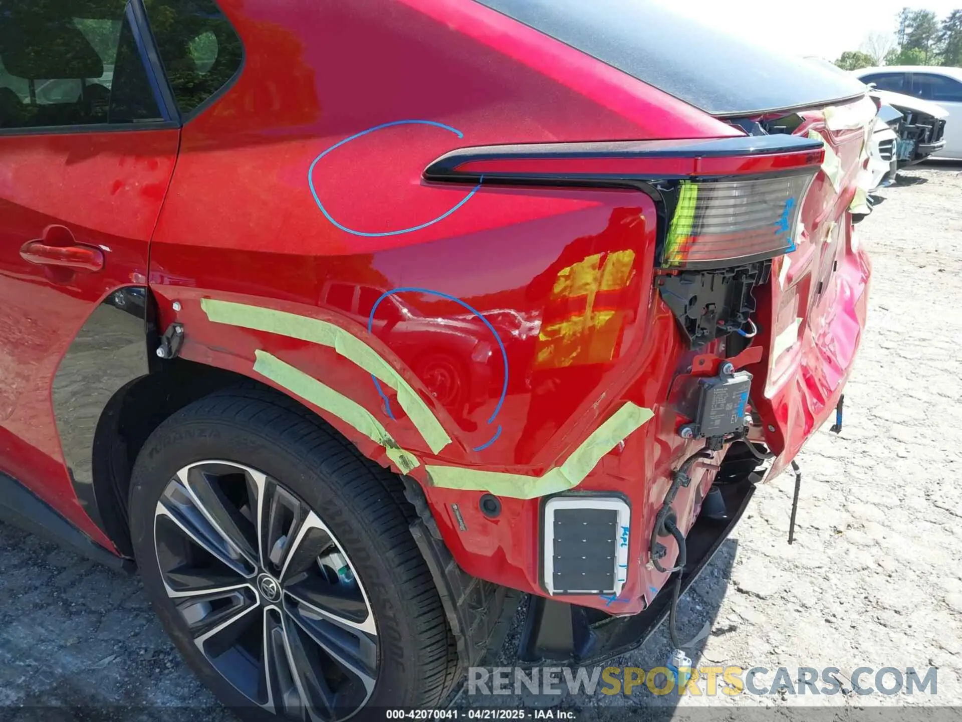 6 Photograph of a damaged car JTMAAAAA4PA026491 TOYOTA BZ4X 2023