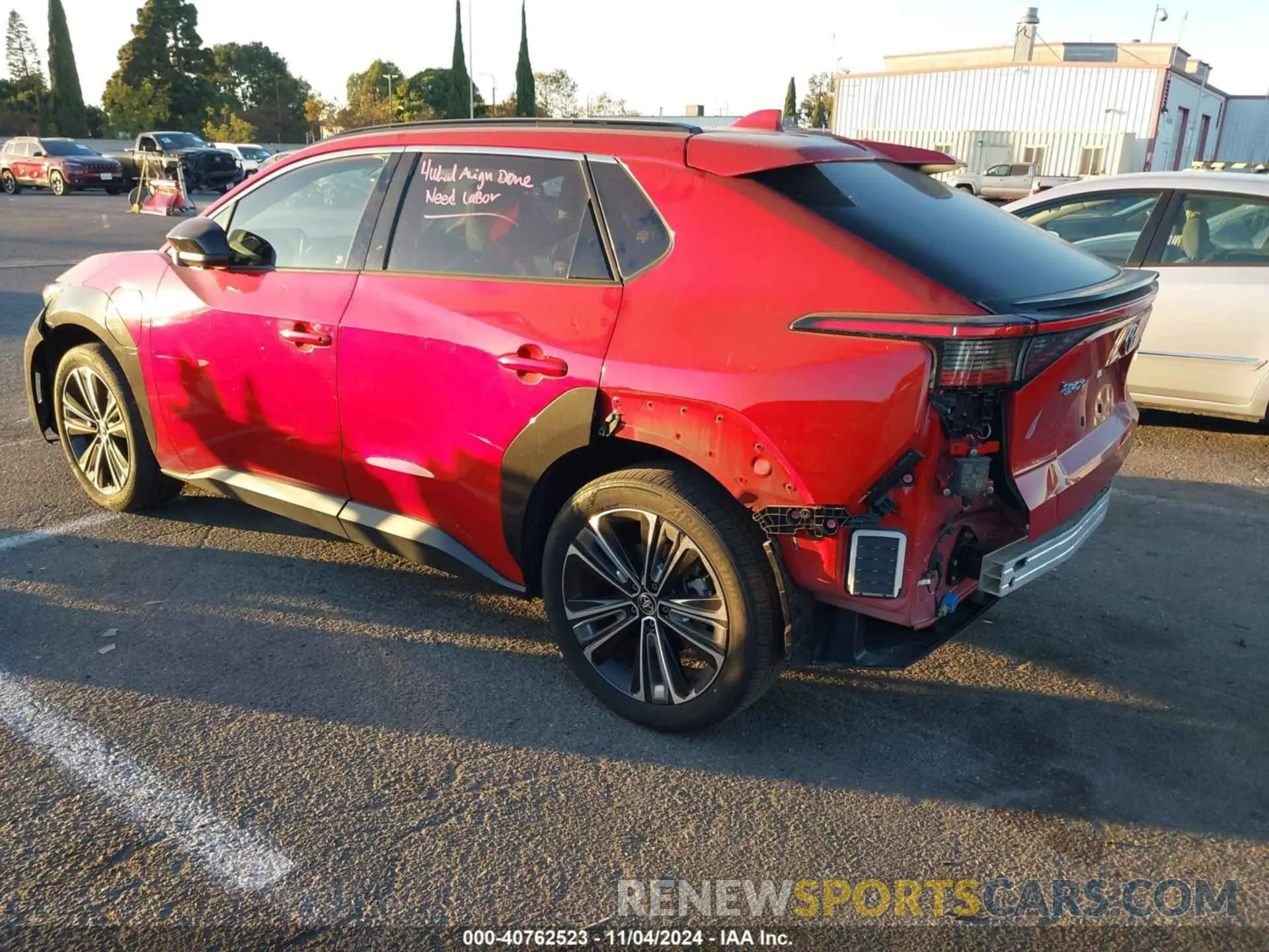 2 Photograph of a damaged car JTMAAAAA6PA001897 TOYOTA BZ4X 2023