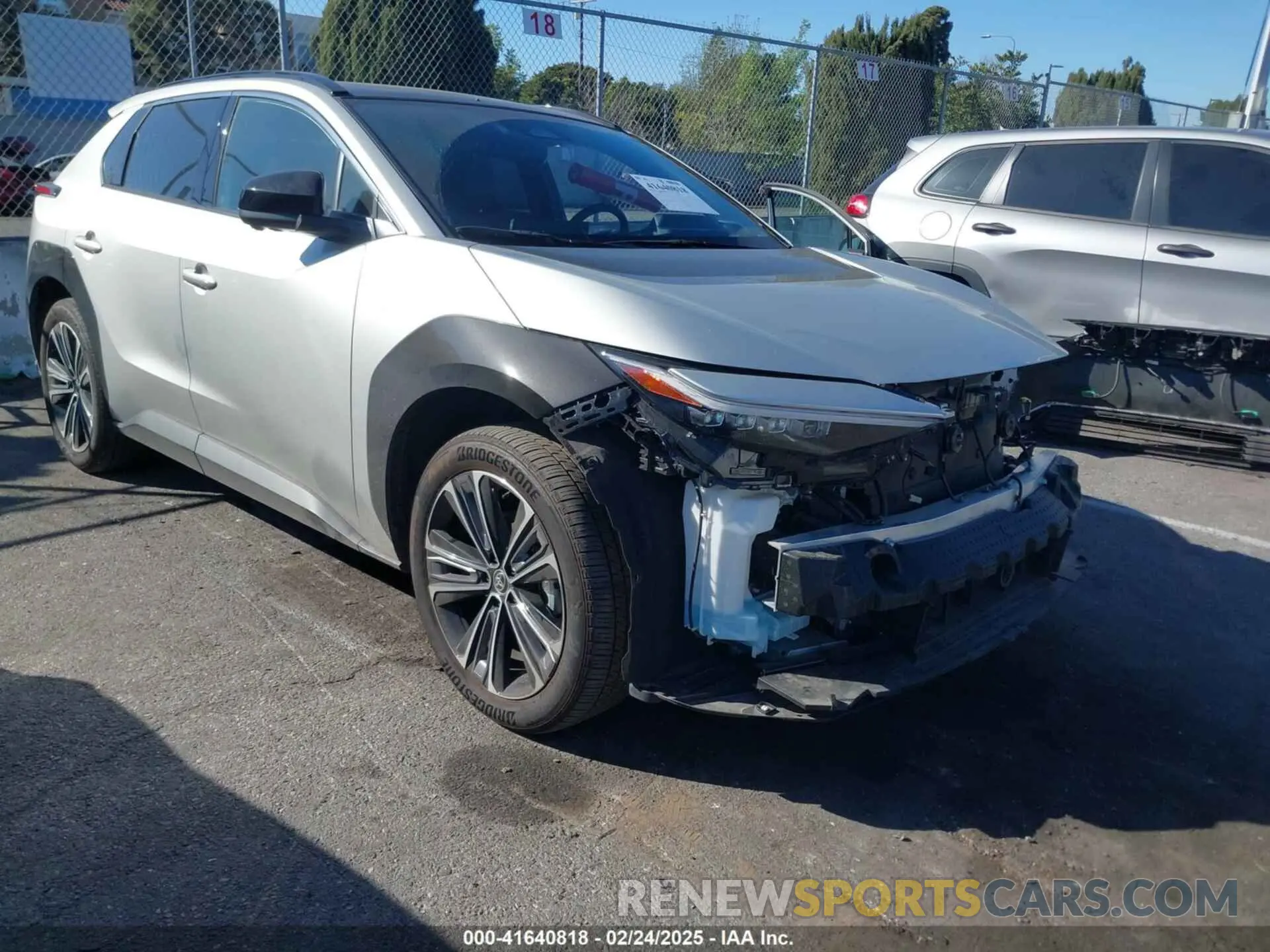 1 Photograph of a damaged car JTMAAAAA8PA027241 TOYOTA BZ4X 2023