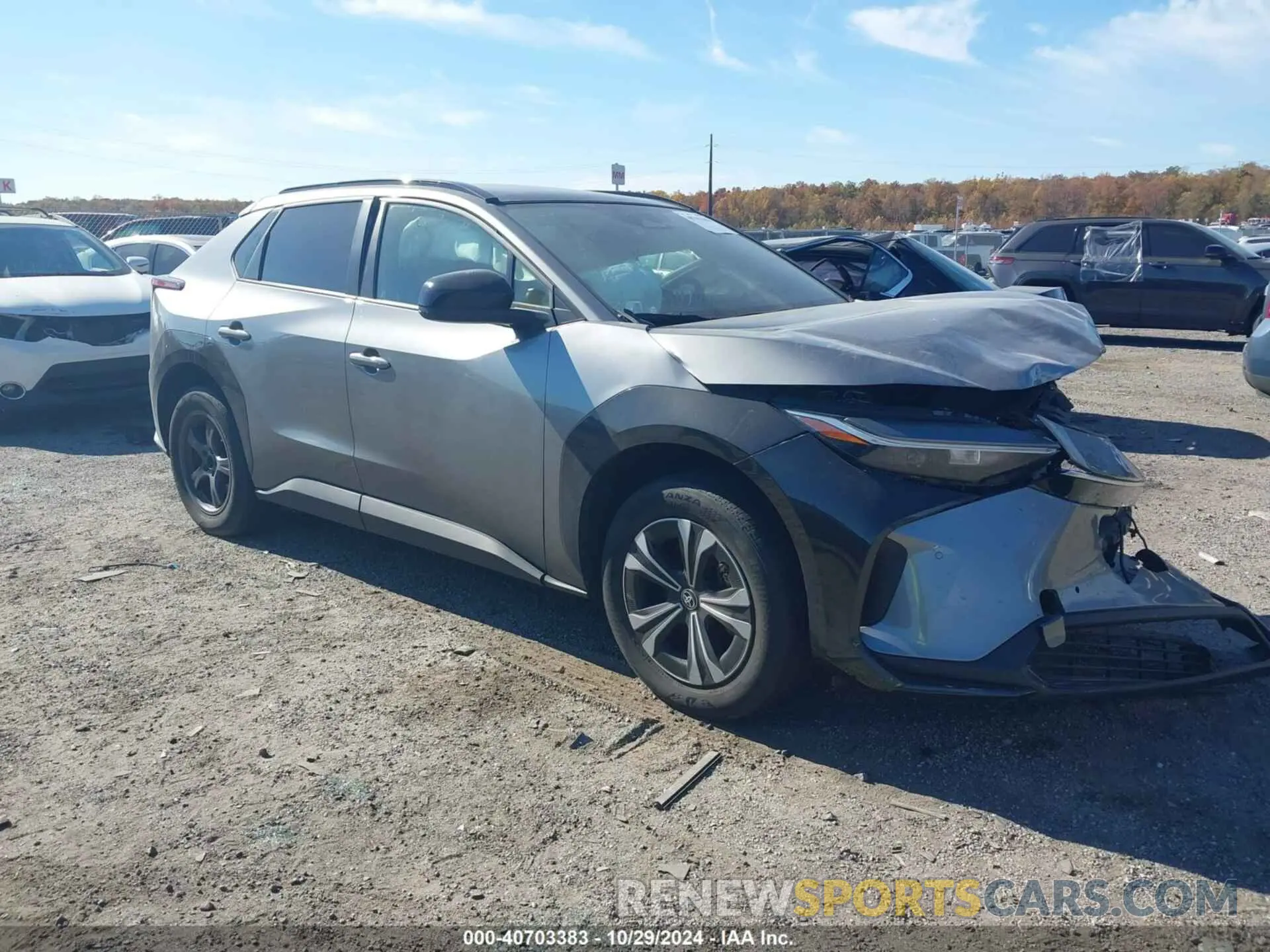 1 Photograph of a damaged car JTMABABA1PA002080 TOYOTA BZ4X 2023