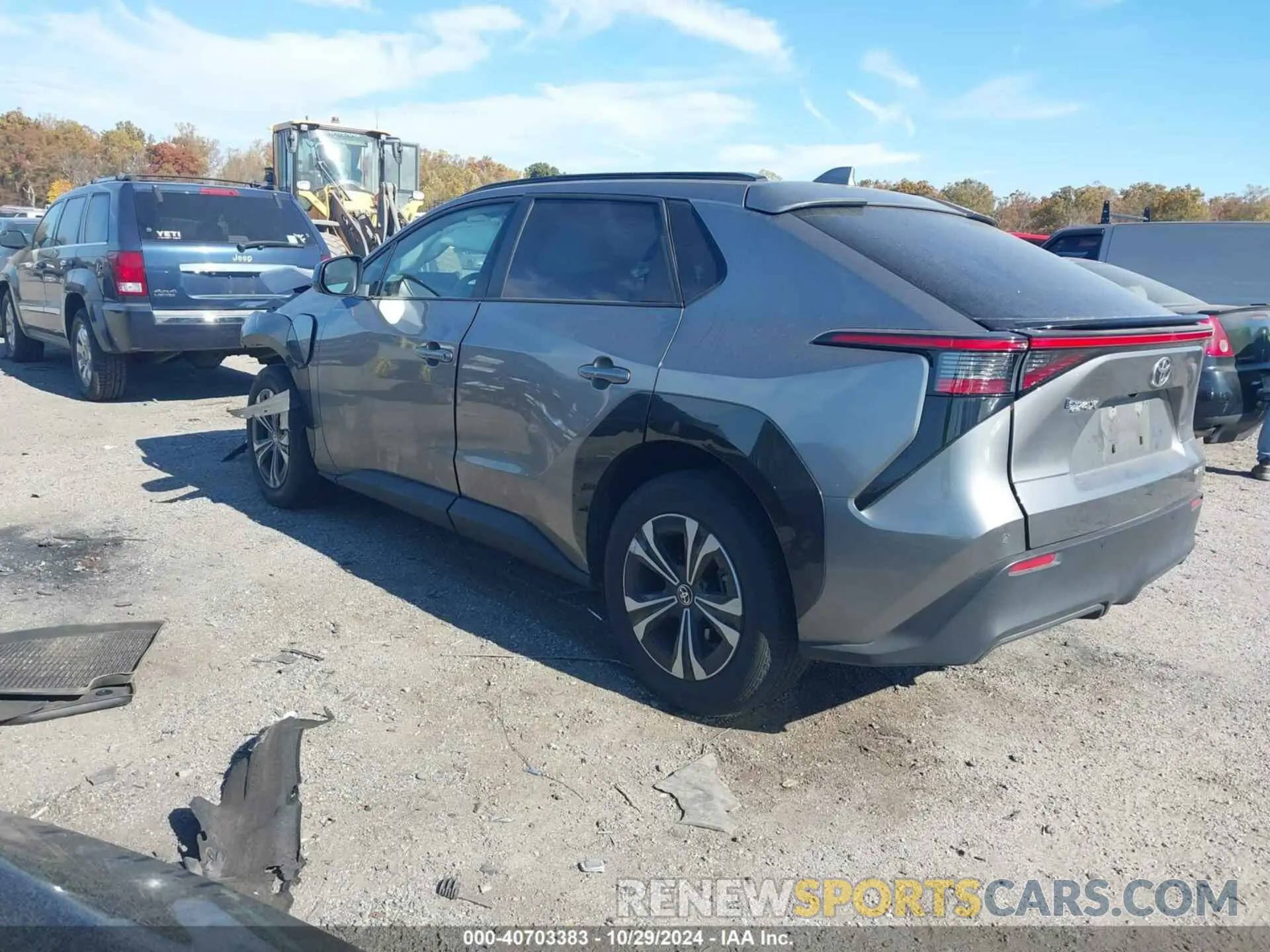 3 Photograph of a damaged car JTMABABA1PA002080 TOYOTA BZ4X 2023
