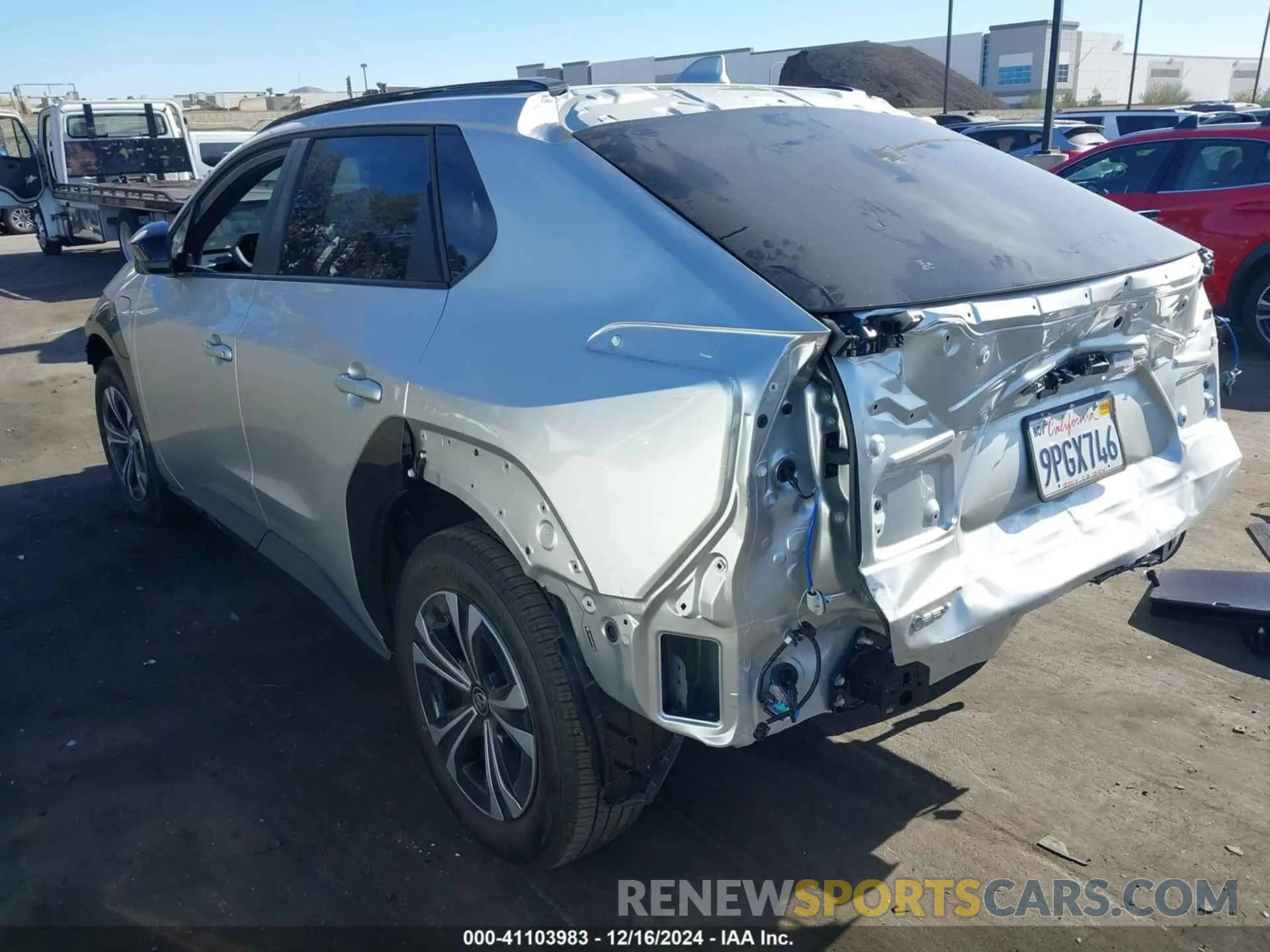 3 Photograph of a damaged car JTMAAAAA0RA049382 TOYOTA BZ4X 2024