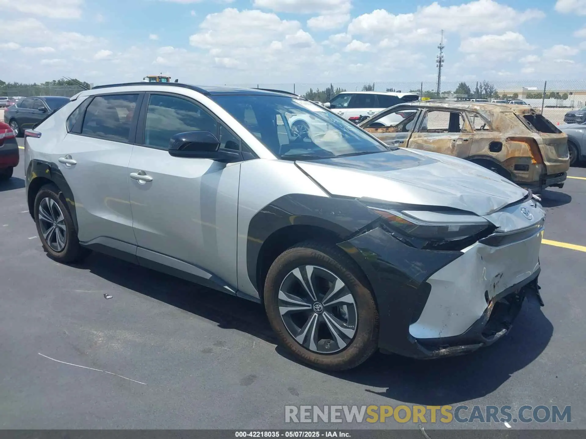 1 Photograph of a damaged car JTMAAAAA2RA052994 TOYOTA BZ4X 2024