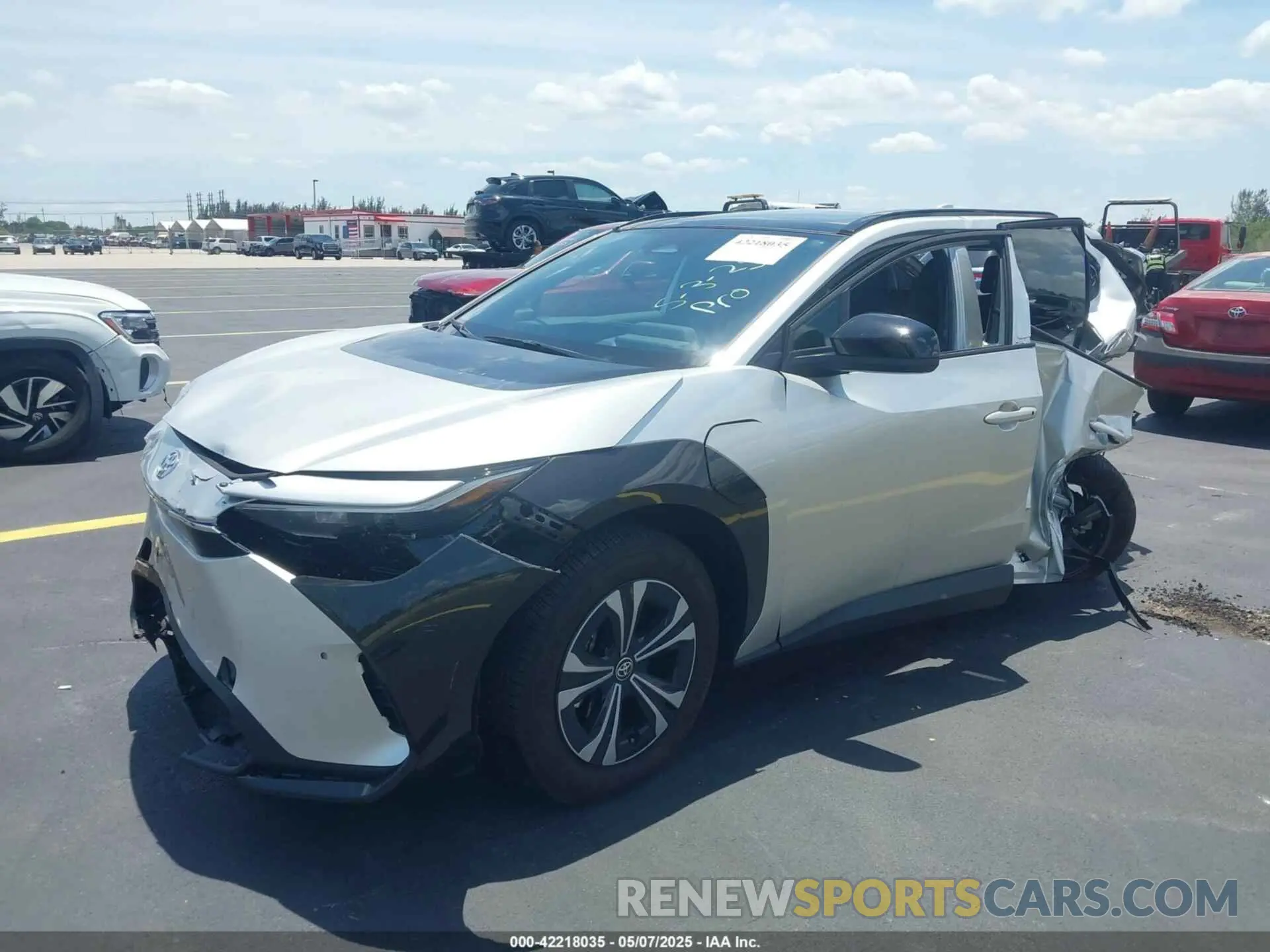 2 Photograph of a damaged car JTMAAAAA2RA052994 TOYOTA BZ4X 2024