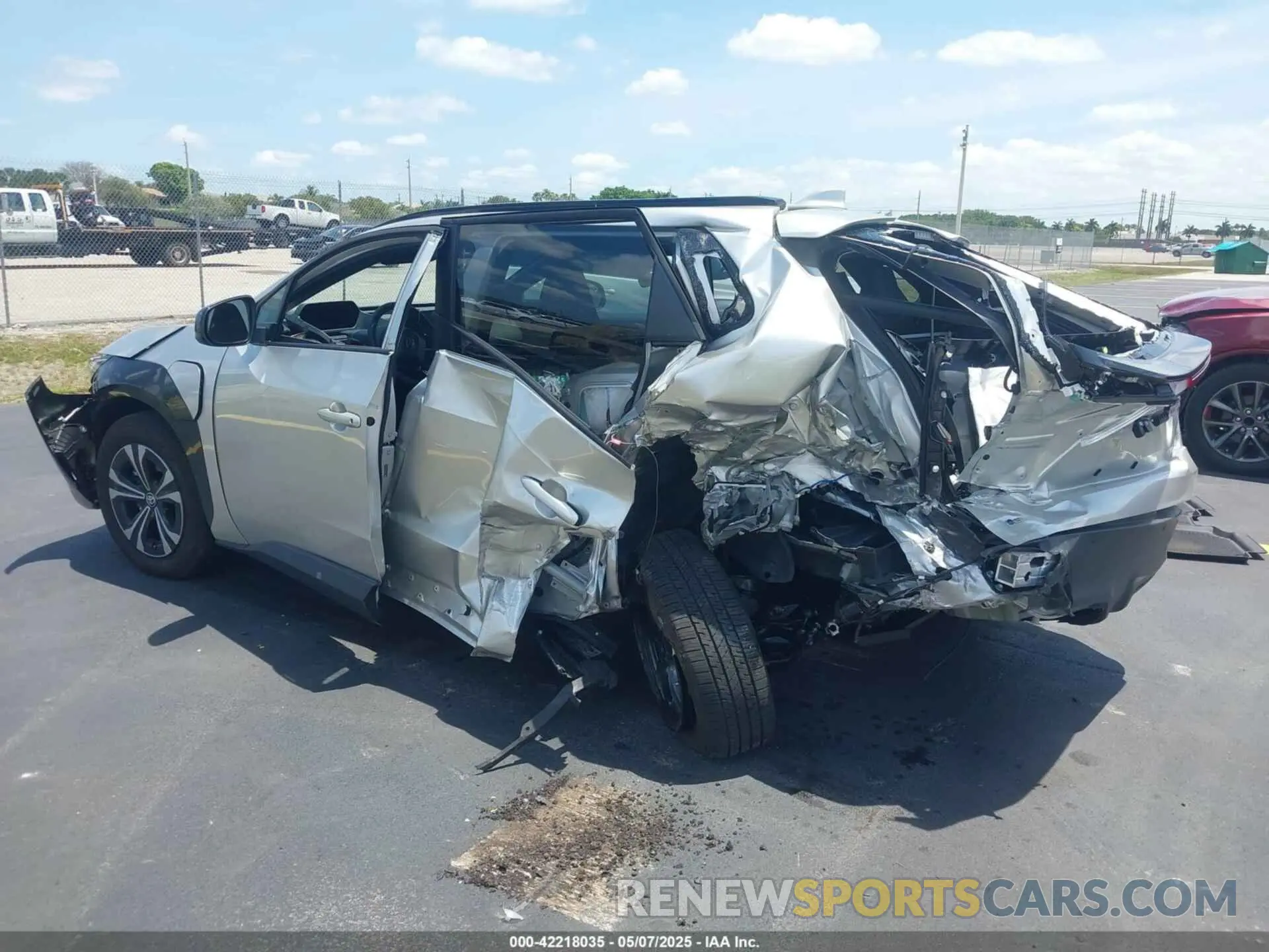 3 Photograph of a damaged car JTMAAAAA2RA052994 TOYOTA BZ4X 2024