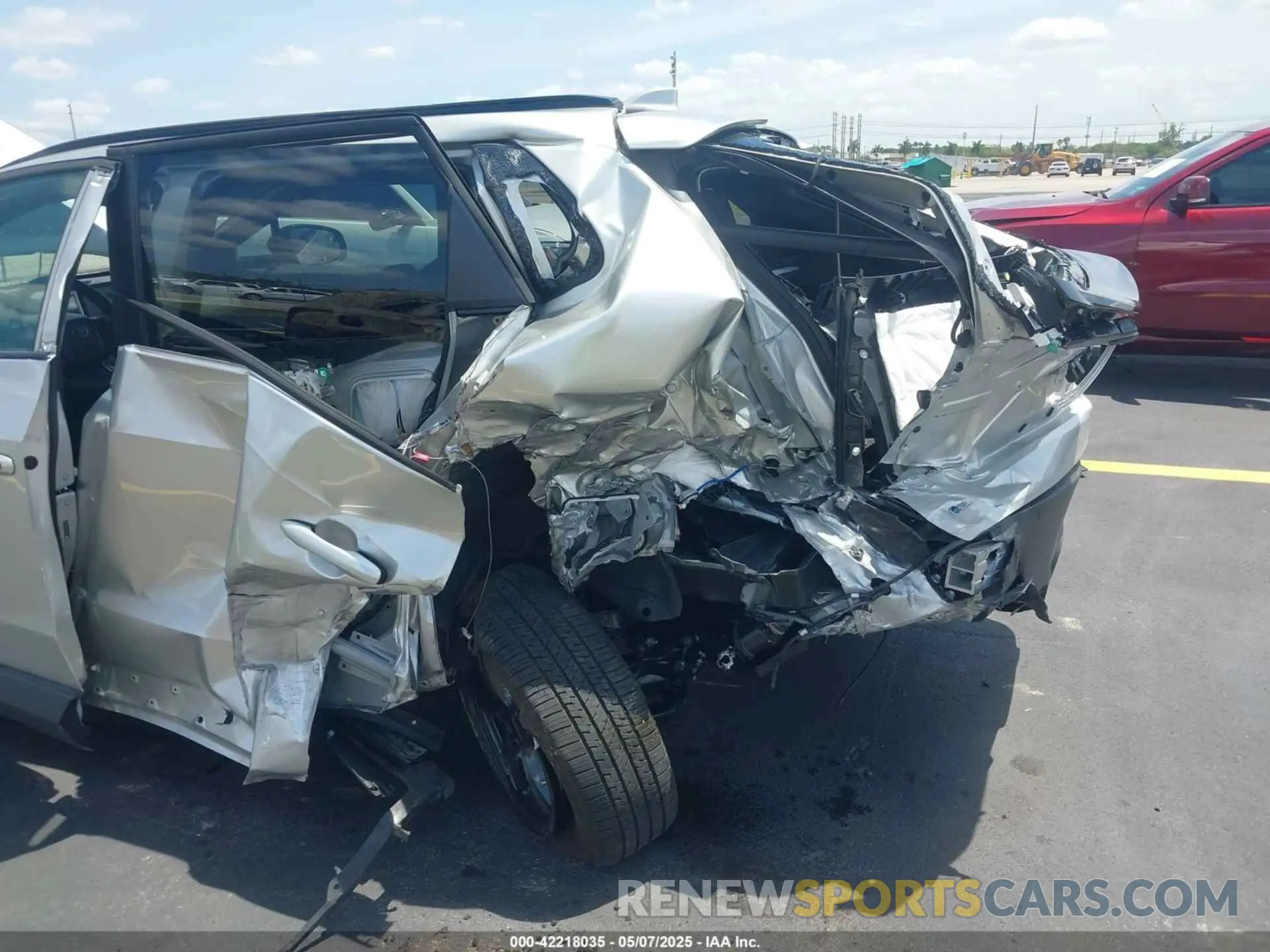 6 Photograph of a damaged car JTMAAAAA2RA052994 TOYOTA BZ4X 2024