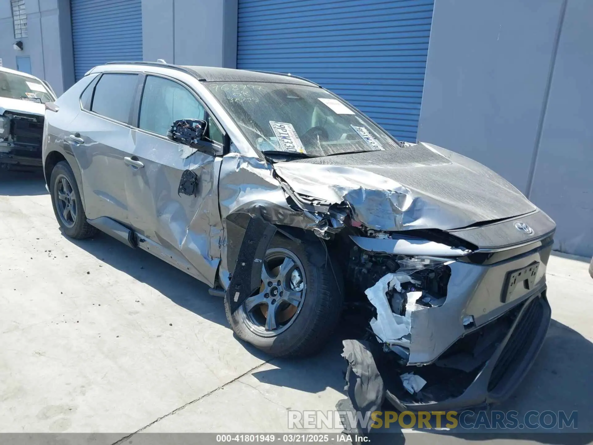 1 Photograph of a damaged car JTMAAAAA4RA042628 TOYOTA BZ4X 2024
